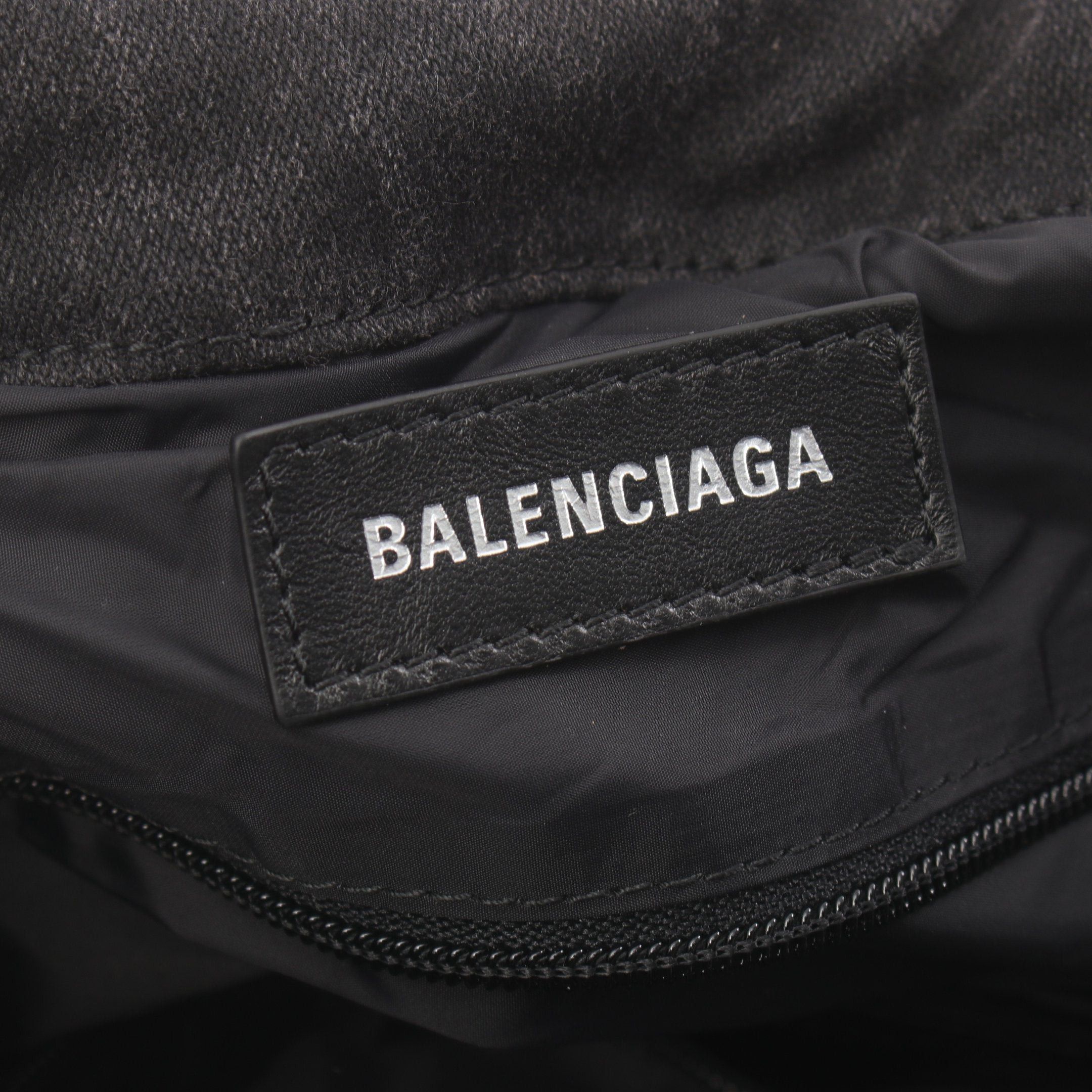 Balenciaga Balenciaga Shoulder Bag Tote Canvas Black Mesh Logo Size ONE SIZE - 4 Thumbnail