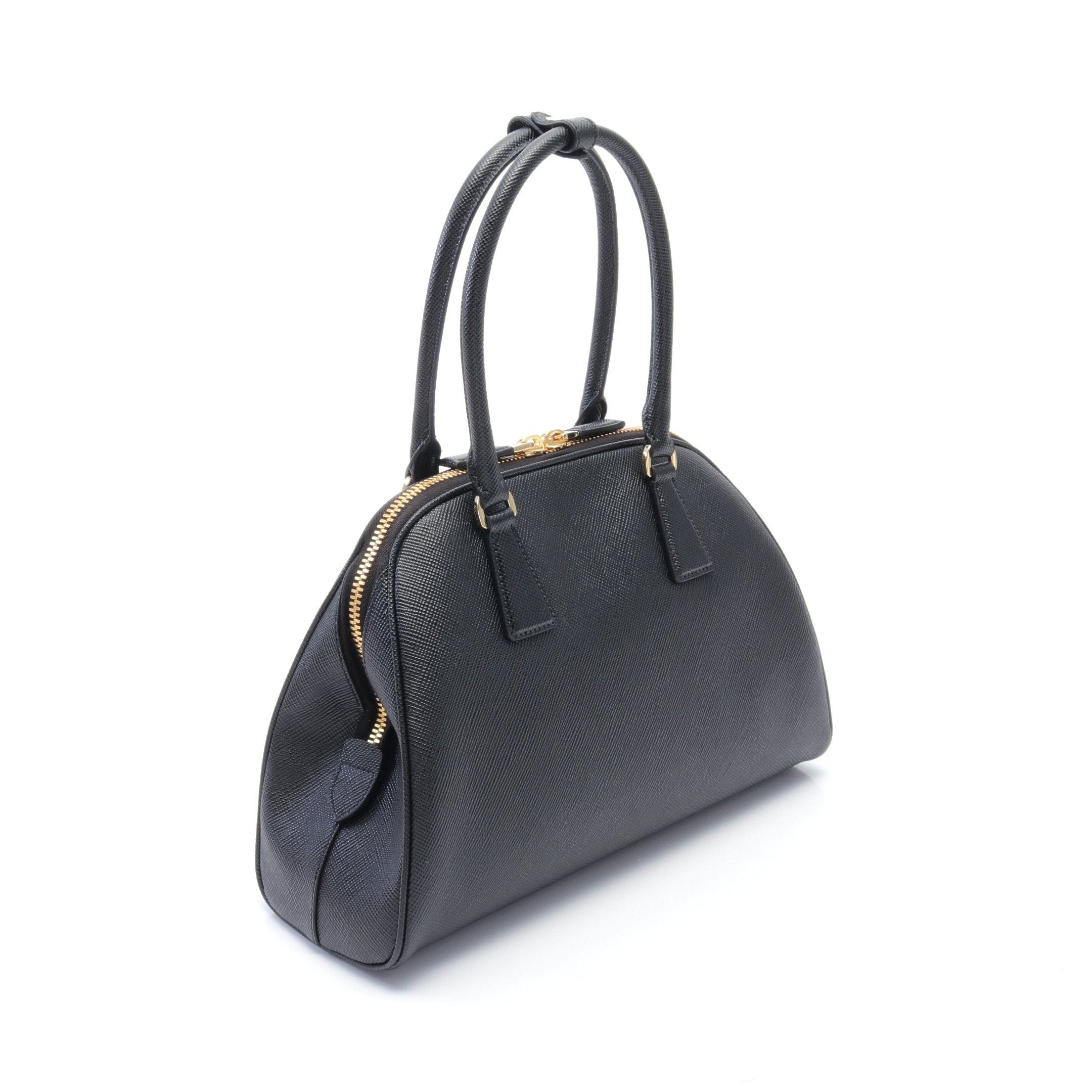 Prada Prada Handbag Leather Black Size ONE SIZE - 2 Thumbnail
