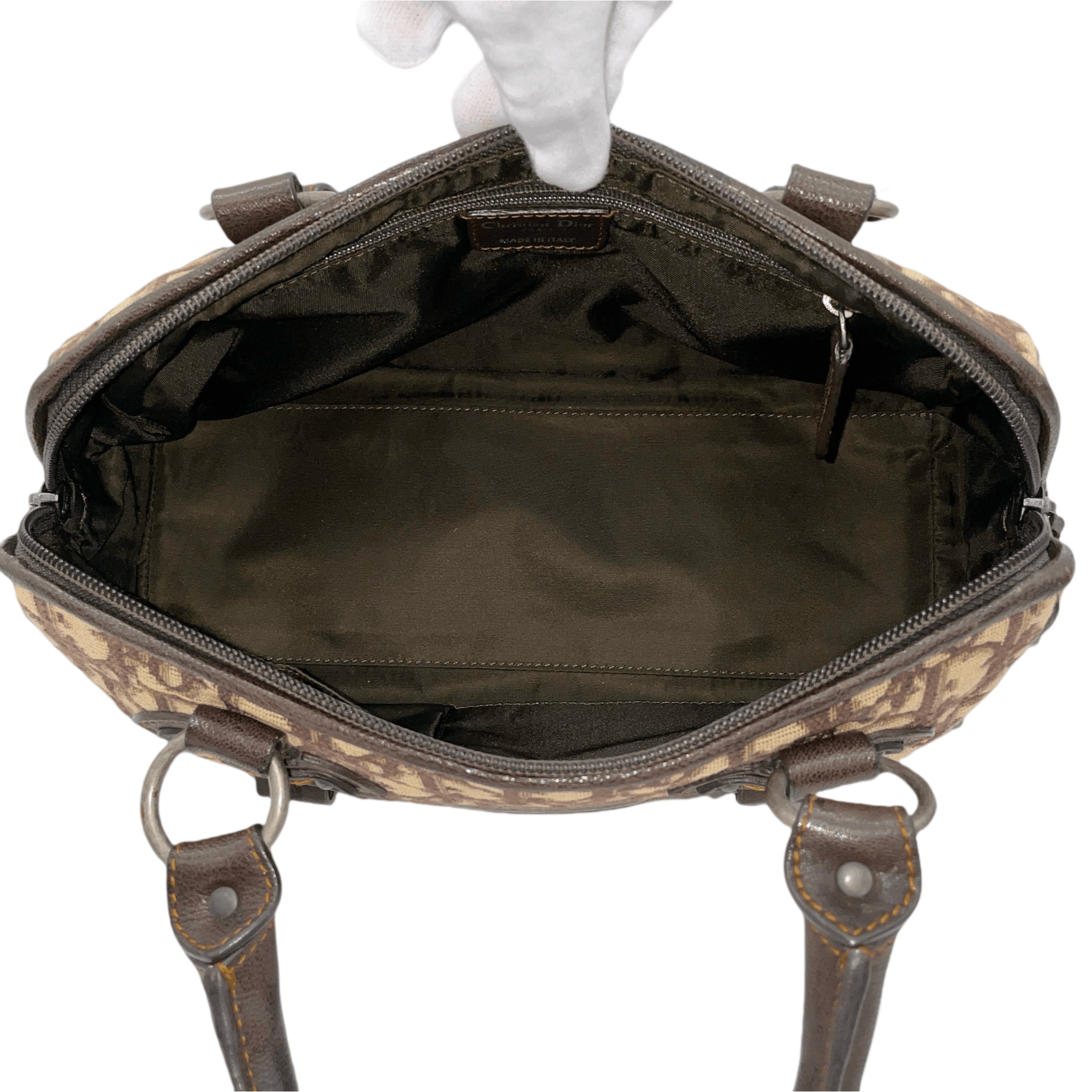 Dior Christian Dior Trotter Cd Logo Boston Handbag Size ONE SIZE - 11 Thumbnail