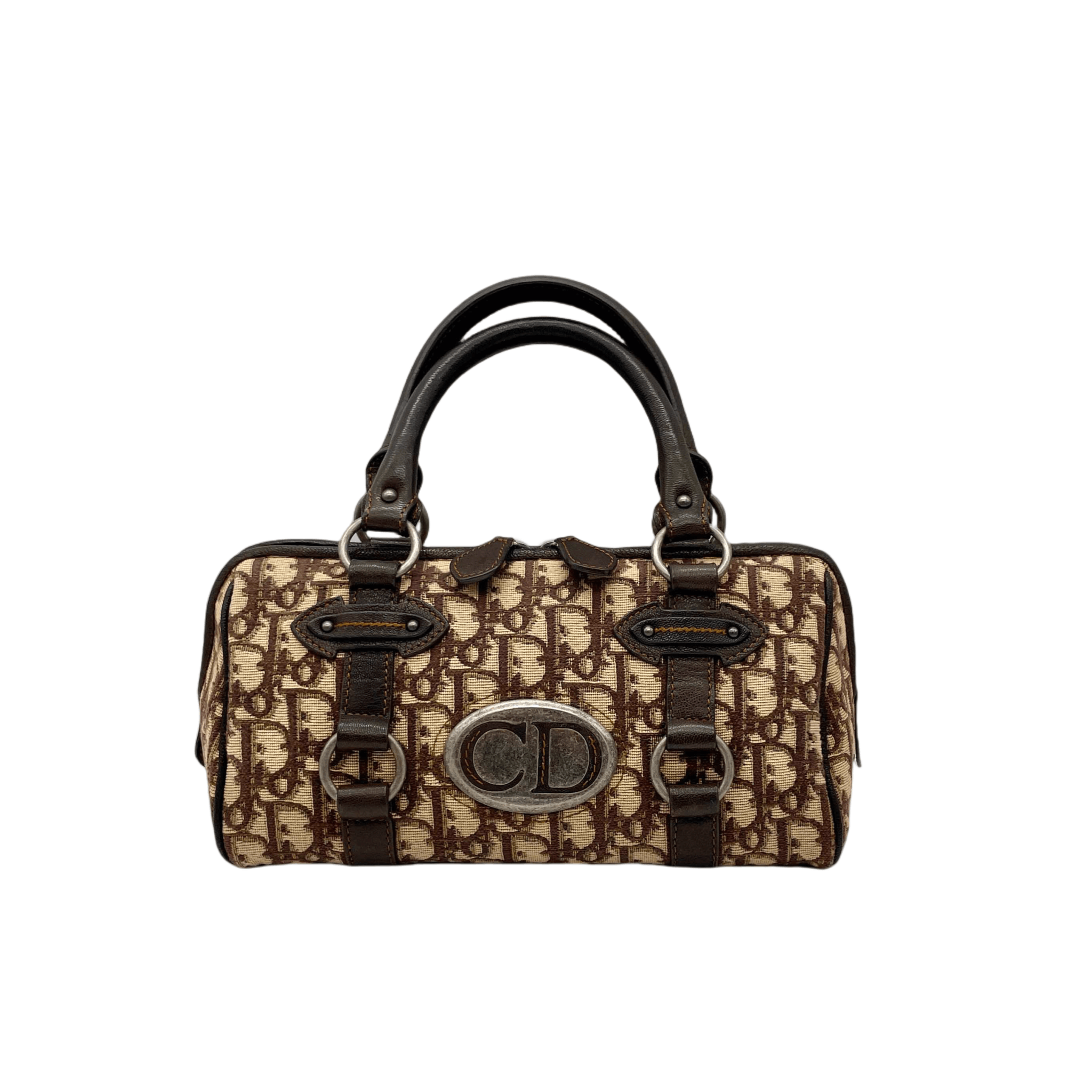 Dior Christian Dior Trotter Cd Logo Boston Handbag Size ONE SIZE - 4 Thumbnail