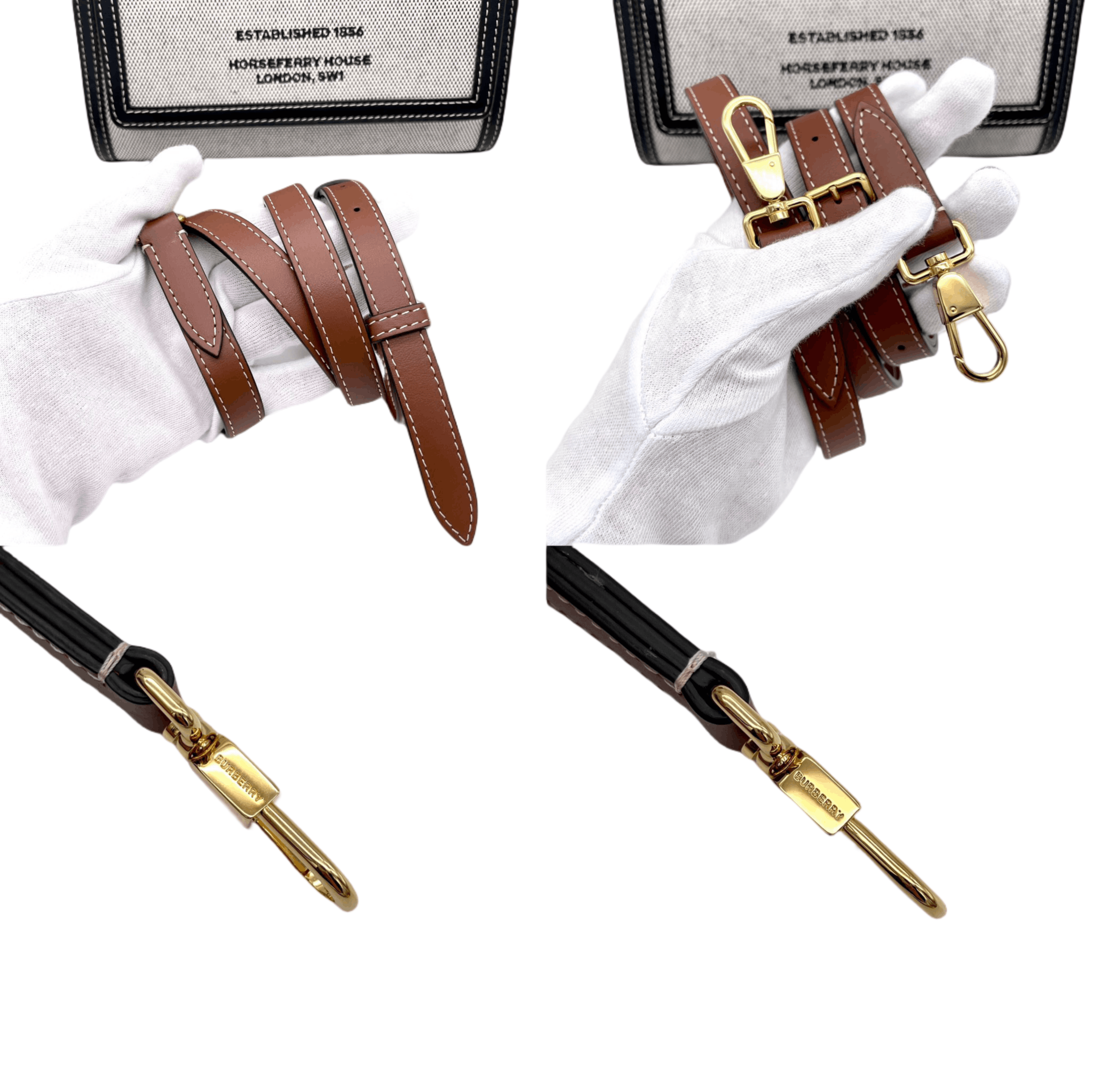 Burberry Burberry Mini Pocket Handbag With Strap Size ONE SIZE - 11 Thumbnail