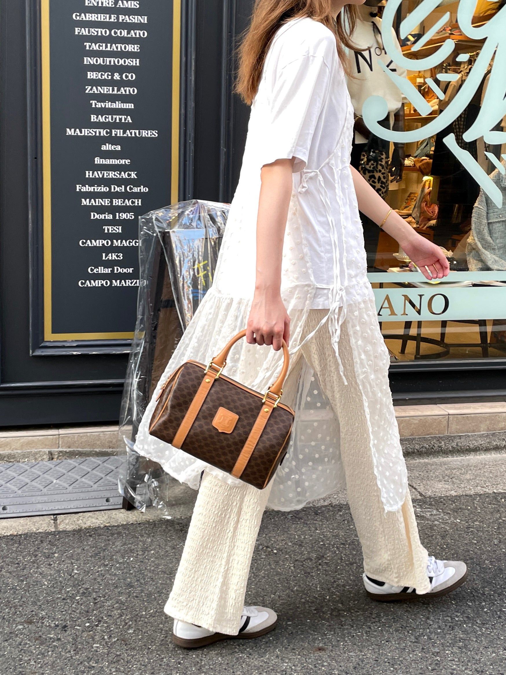 Celine Celine Macadam Boston Handbag Pm Size ONE SIZE - 2 Thumbnail