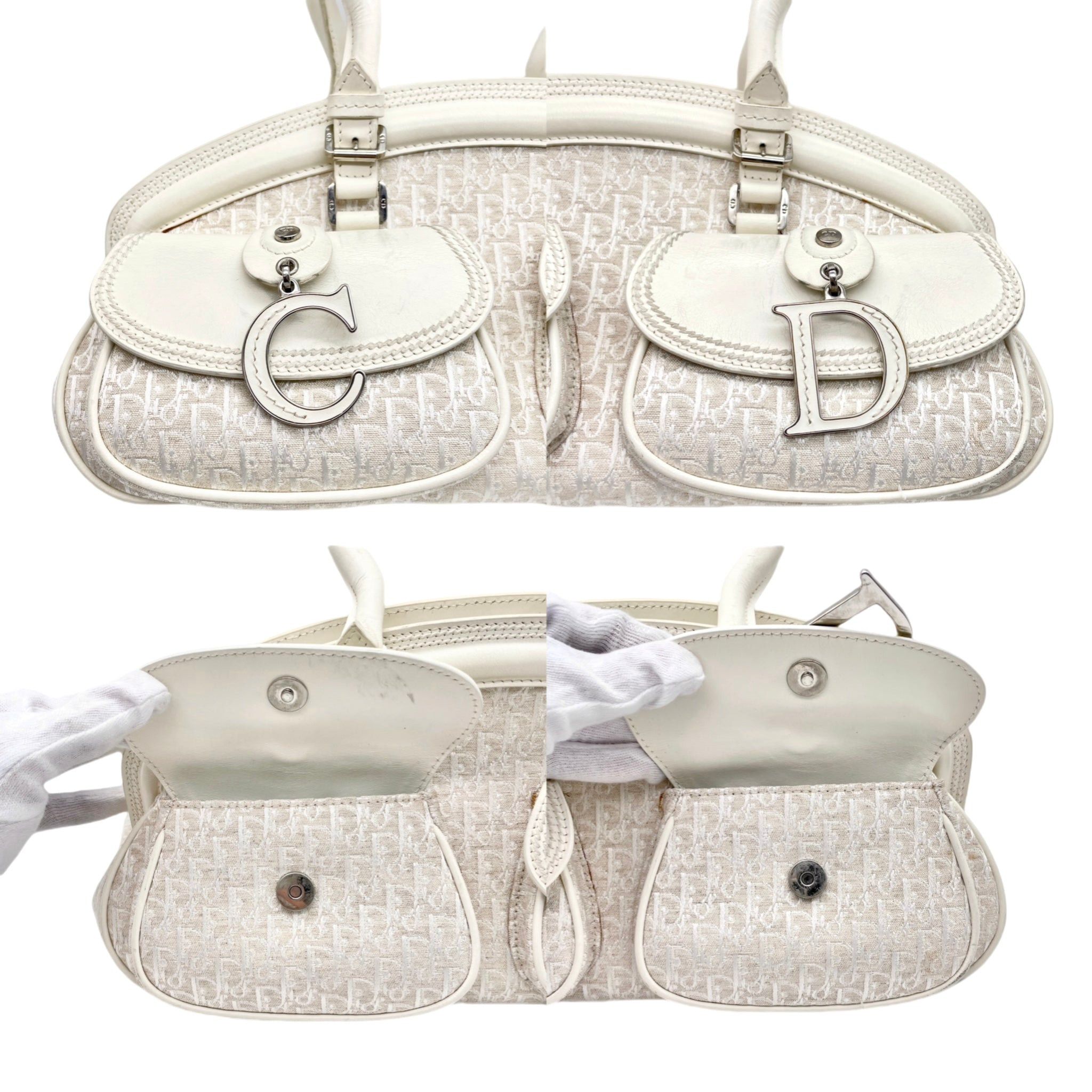 Dior Christian Dior Trotter Cd Detective Satchel Handbag/2005Ss Size ONE SIZE - 6 Thumbnail