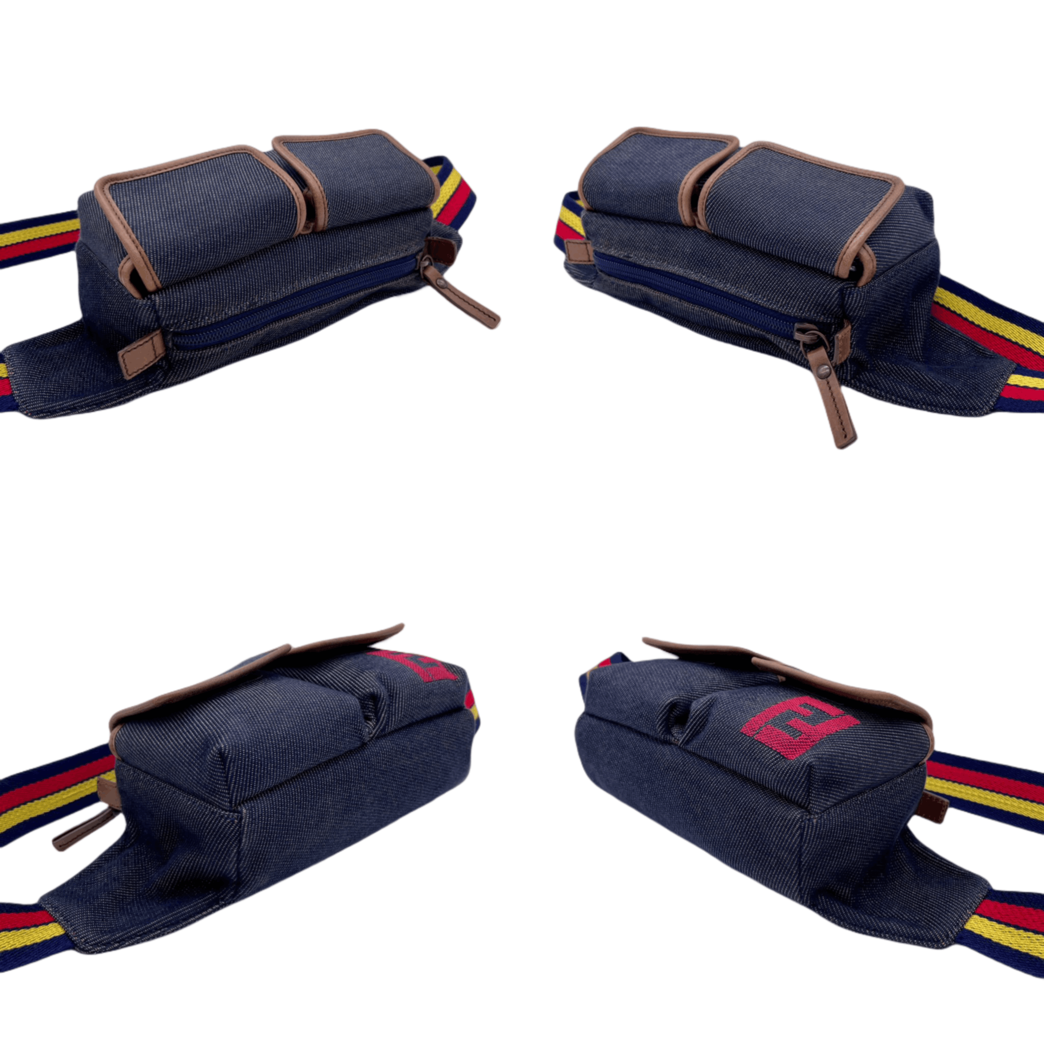 Fendi Fendi Ff Denim Waist Bag Size ONE SIZE - 10 Thumbnail