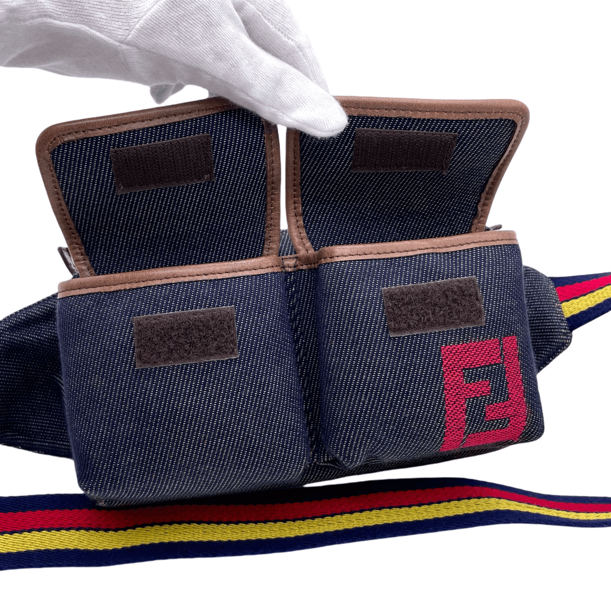 Fendi Fendi Ff Denim Waist Bag Size ONE SIZE - 12 Thumbnail