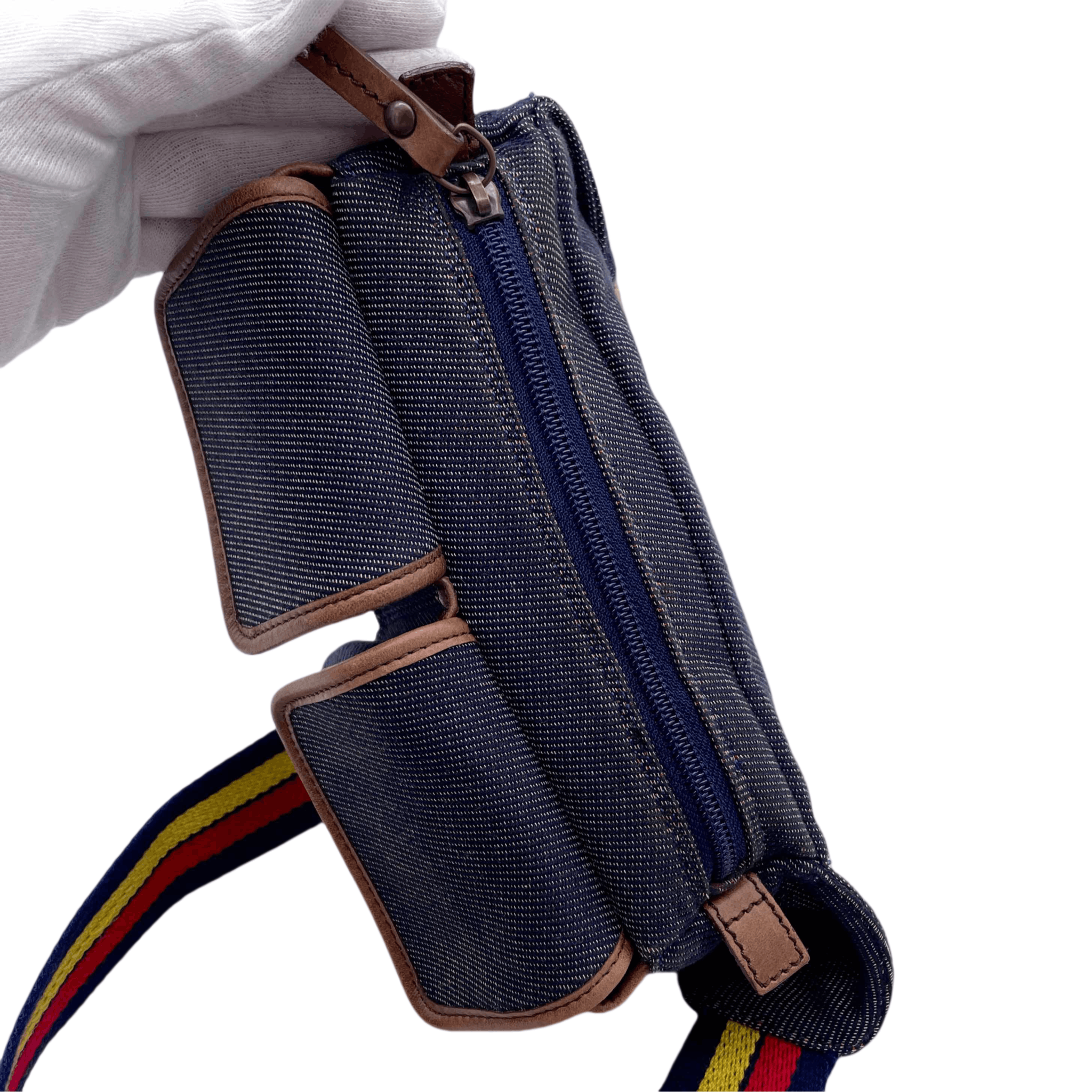 Fendi Fendi Ff Denim Waist Bag Size ONE SIZE - 6 Thumbnail