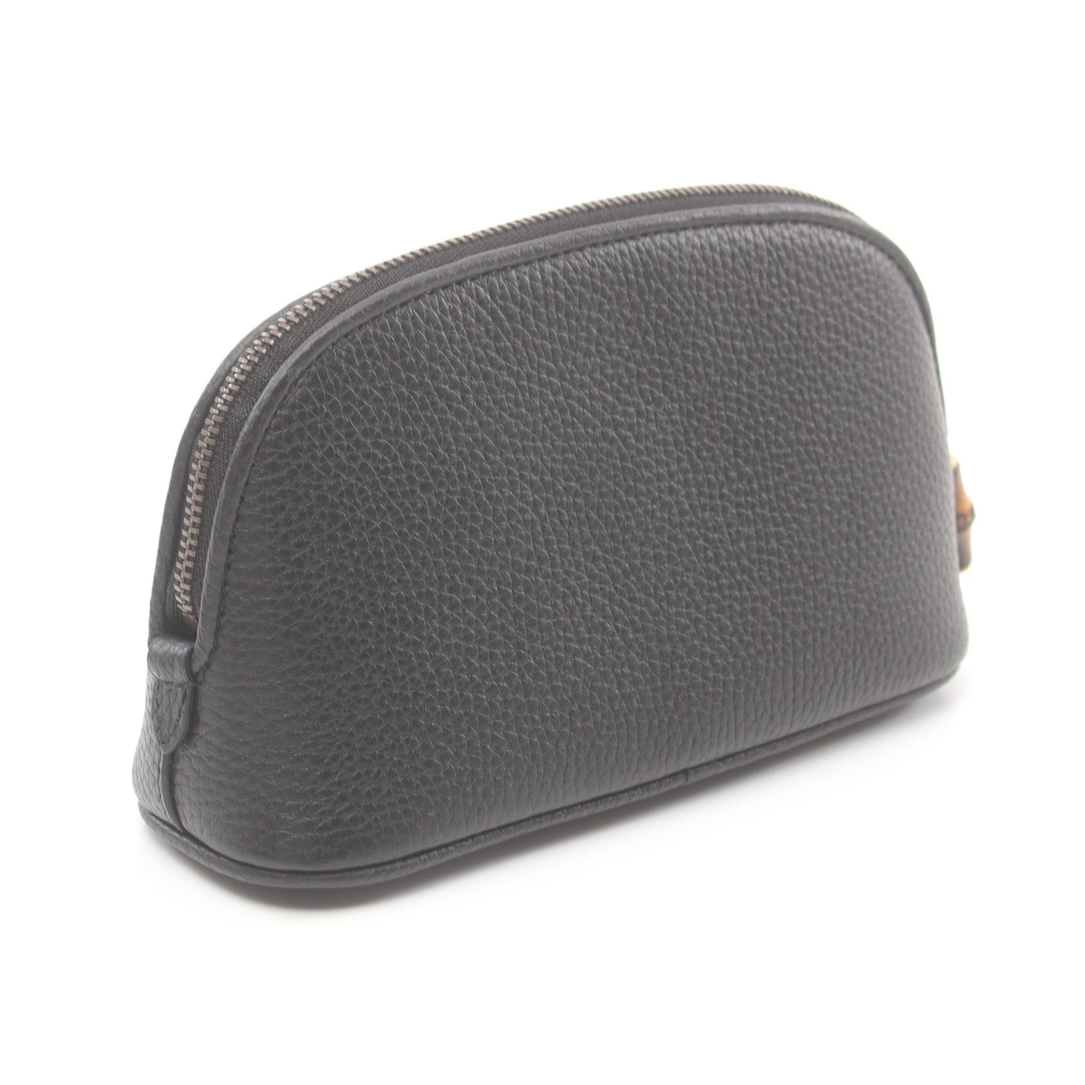 Gucci Gucci Double G Pouch Leather Black Size ONE SIZE - 2 Thumbnail