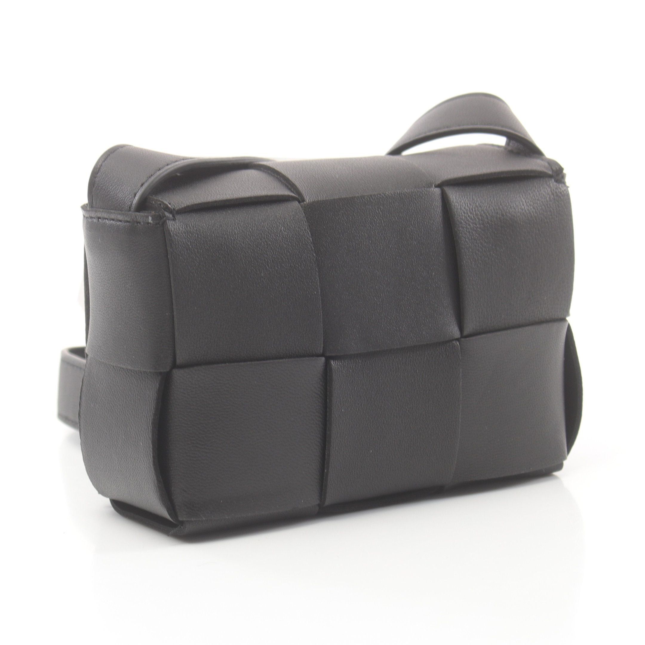 Bottega Veneta Bottega Veneta Candy Cassette Mini Bag Shoulder Leather Black Size ONE SIZE - 2 Thumbnail
