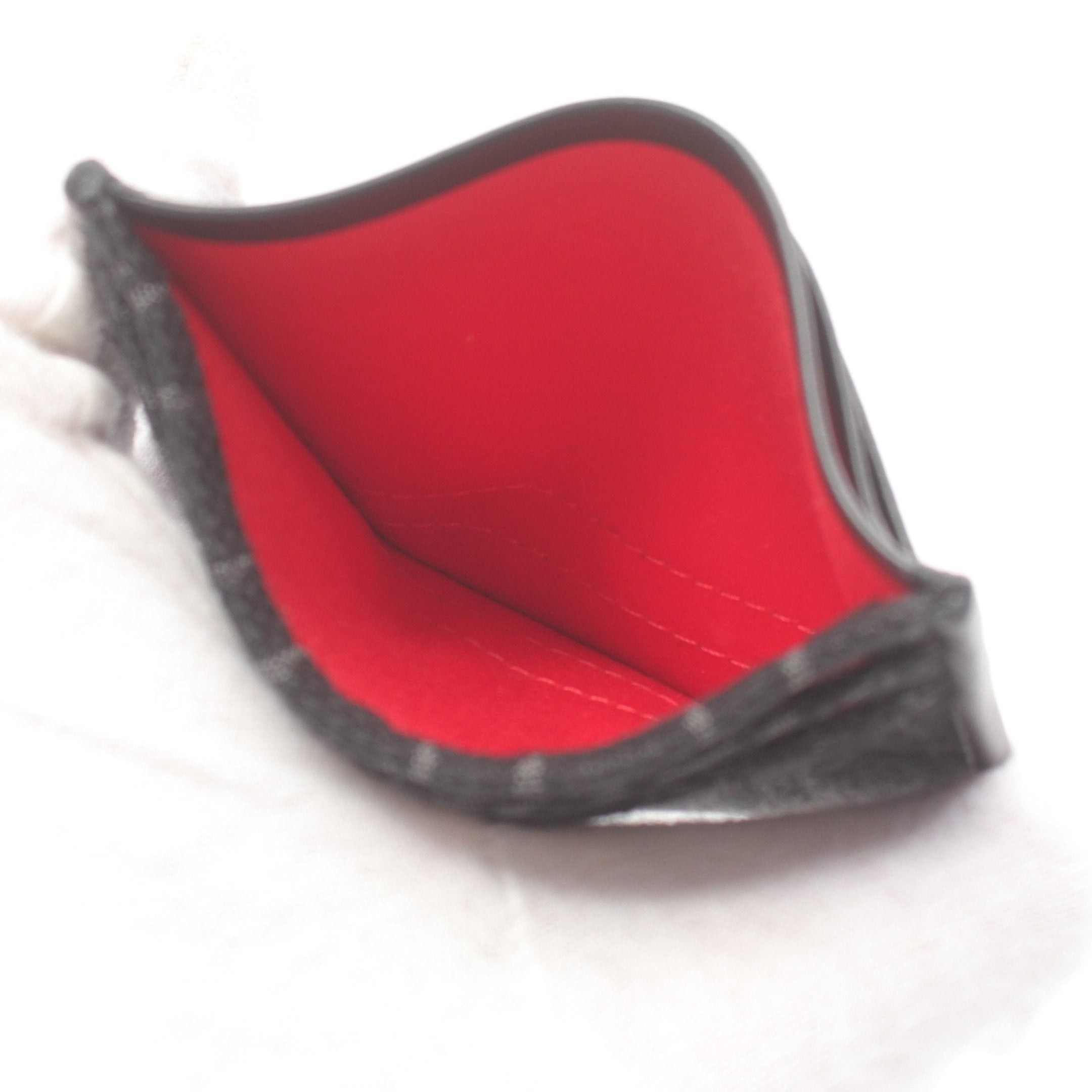 Christian Louboutin Christian Louboutin Card Case Canvas Leather Black Size ONE SIZE - 3 Thumbnail