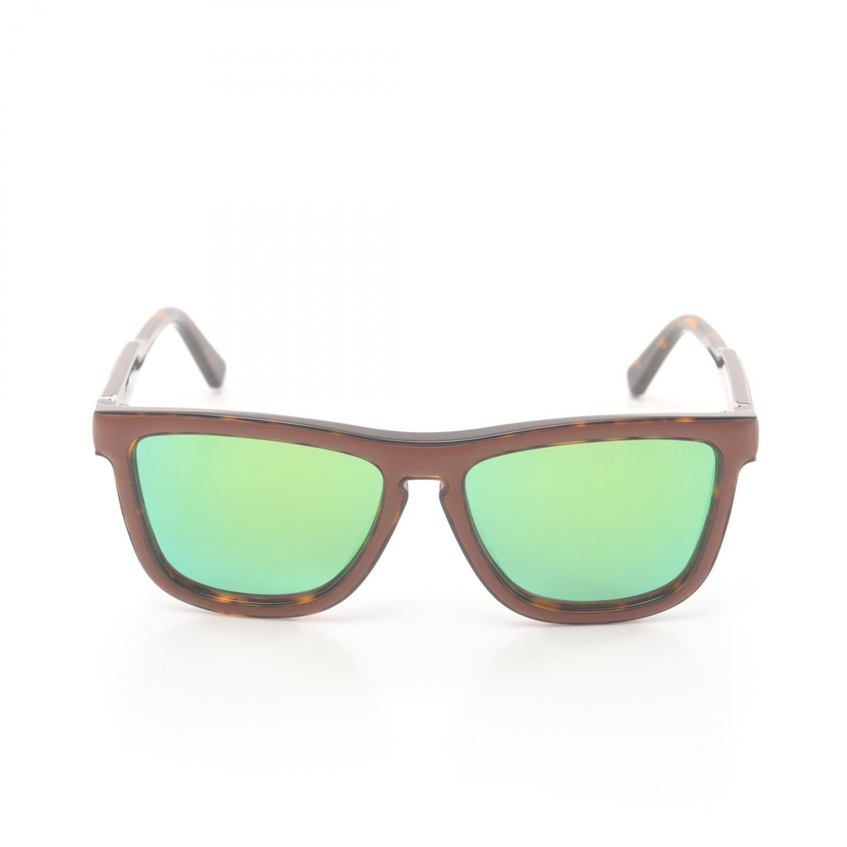 Loewe Loewe Sunglasses Leather Brown Size ONE SIZE - 2 Thumbnail