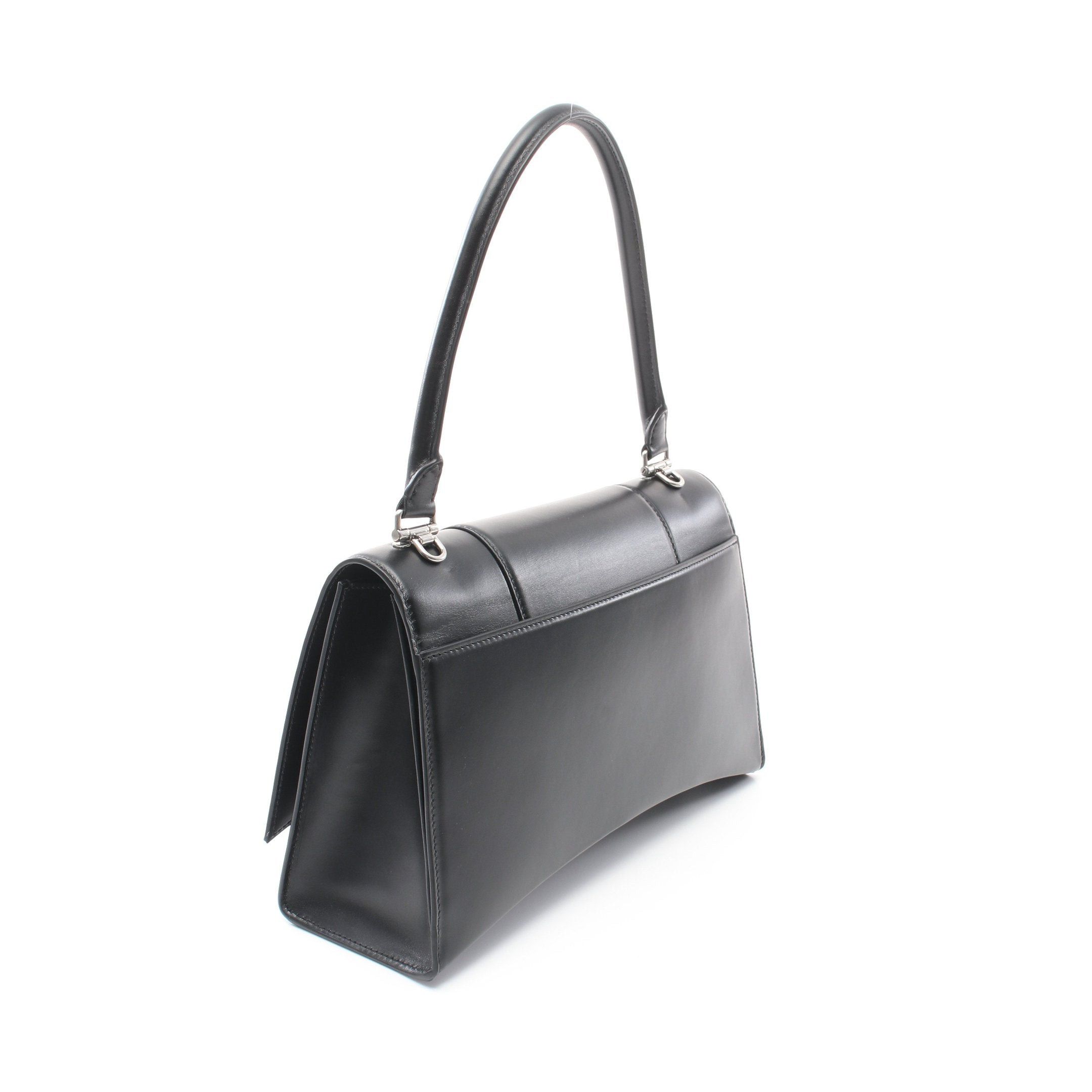 Balenciaga Balenciaga Hourglass Hour Glass Handbag Leather Black Size ONE SIZE - 2 Thumbnail