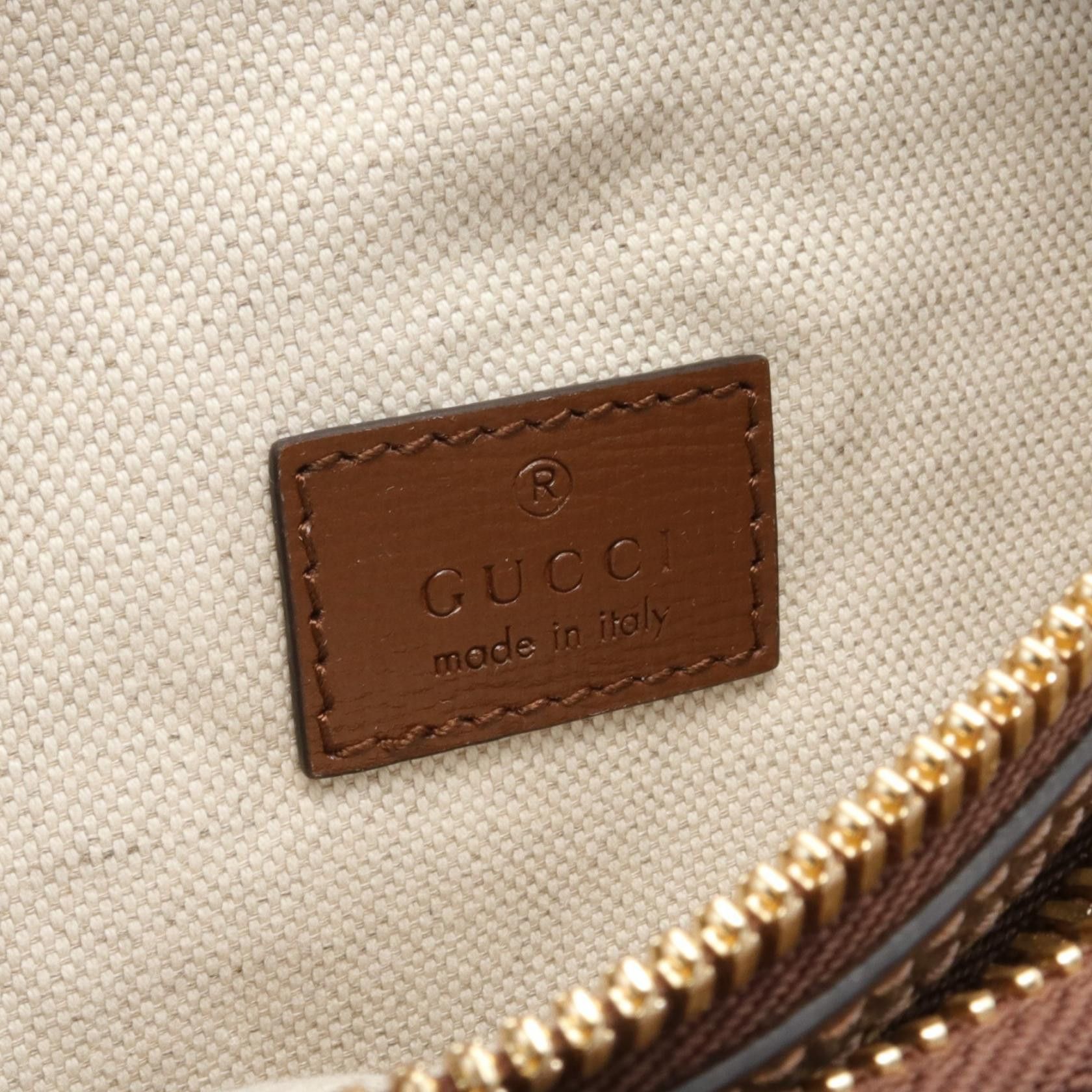 Gucci Gucci Interlocking G Gg Supreme Belt Bag Body Coated Canvas Leather Beige Brown Size ONE SIZE - 4 Thumbnail