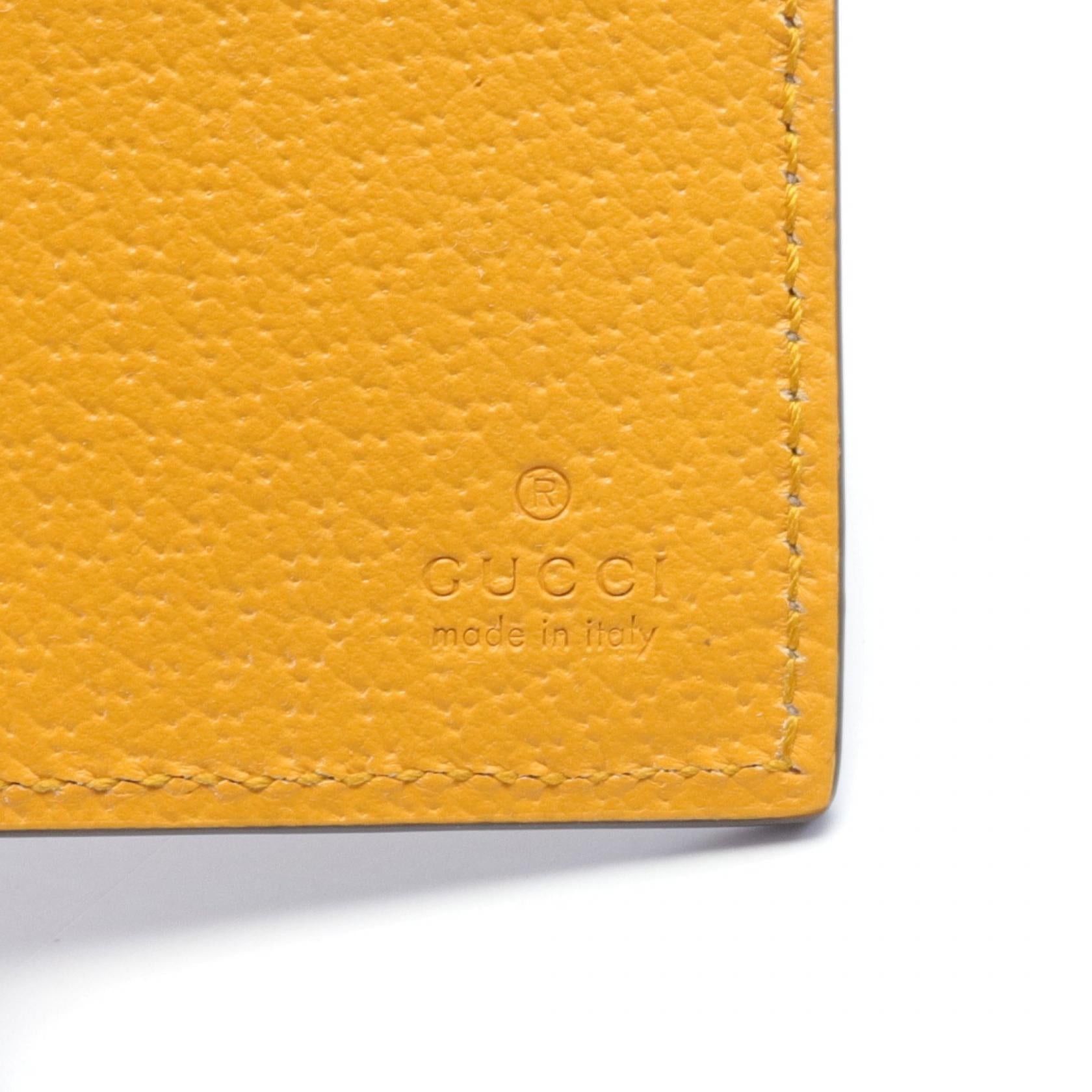 Gucci Gucci Neo Gg Supreme Bi-Fold Wallet Coated Canvas Leather Beige Brown Size ONE SIZE - 4 Thumbnail