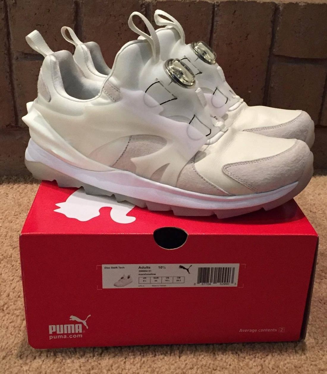 Puma Puma Disc Swift Tech Triple White Marshmallow Grailed