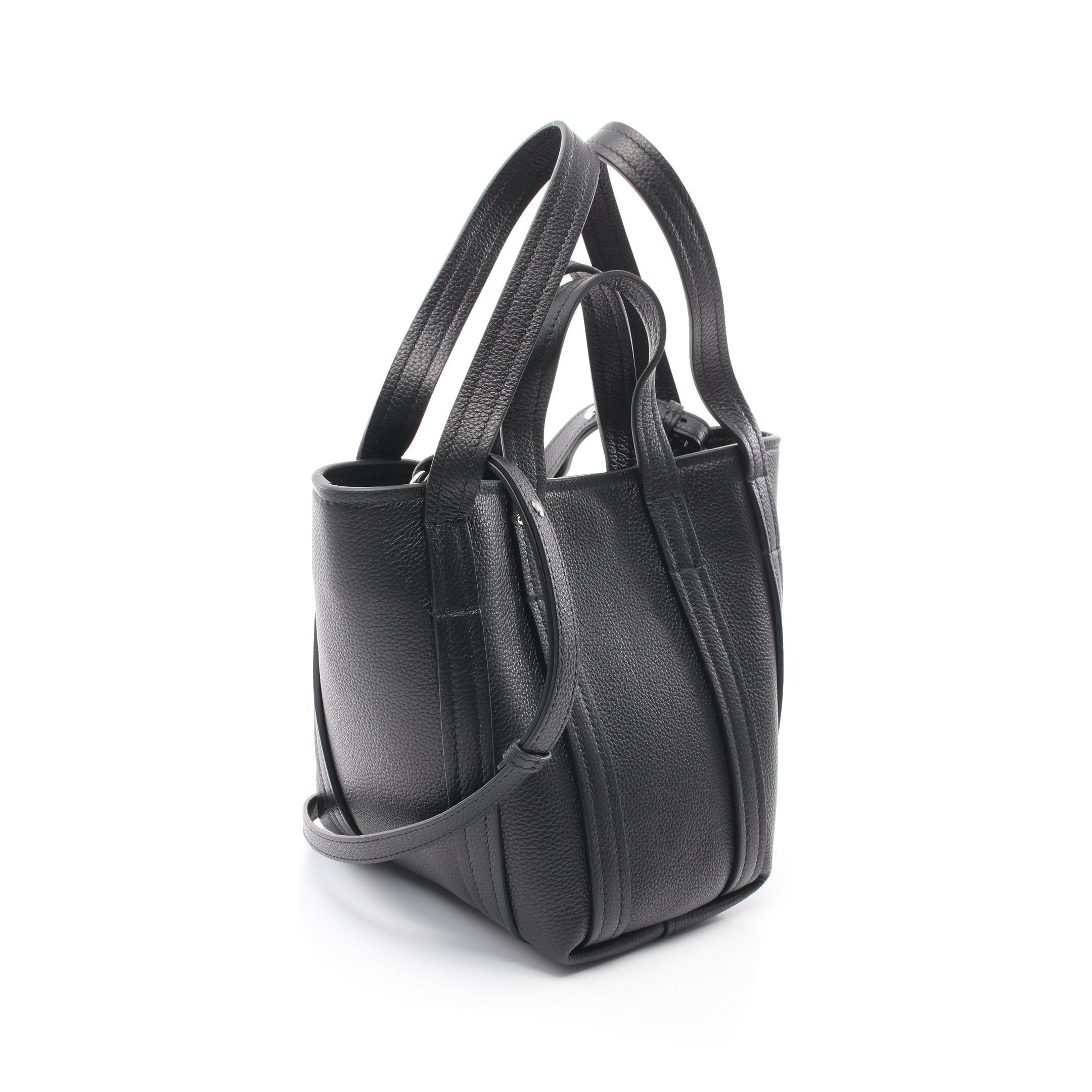 Balenciaga Balenciaga Everyday Xs North South Handbag Leather Black Size ONE SIZE - 2 Thumbnail