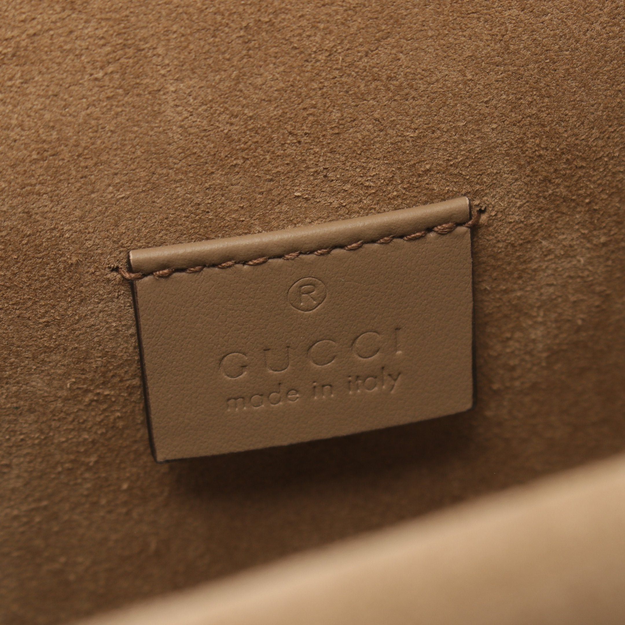 Gucci Gucci Dionysus Gg Supreme Double Chain Shoulder Bag Suede Beige Light Brown Size ONE SIZE - 4 Thumbnail