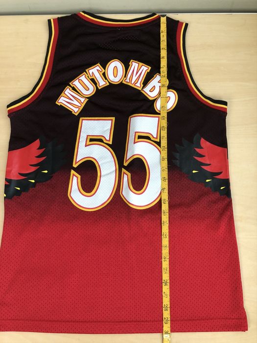 Adidas Atlanta Hawks Jersey #55 Mutombo