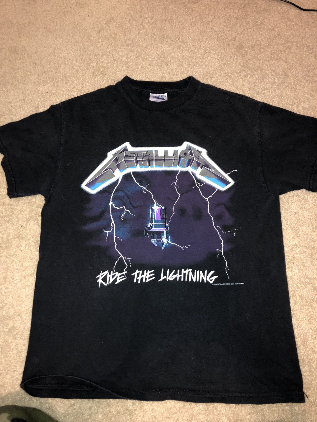 Vintage Vintage 1994 Metallica Ride The Lightning Shirt Grailed
