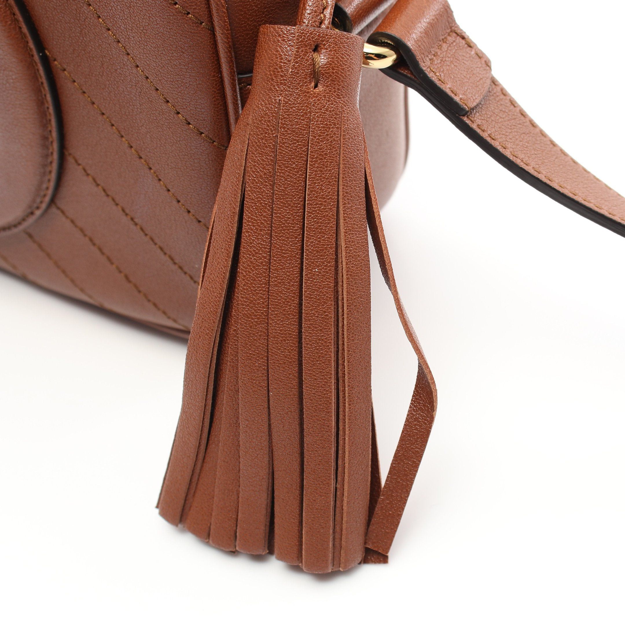 Gucci Gucci Gucci Blondie Shoulder Bag Leather Brown Size ONE SIZE - 5 Thumbnail