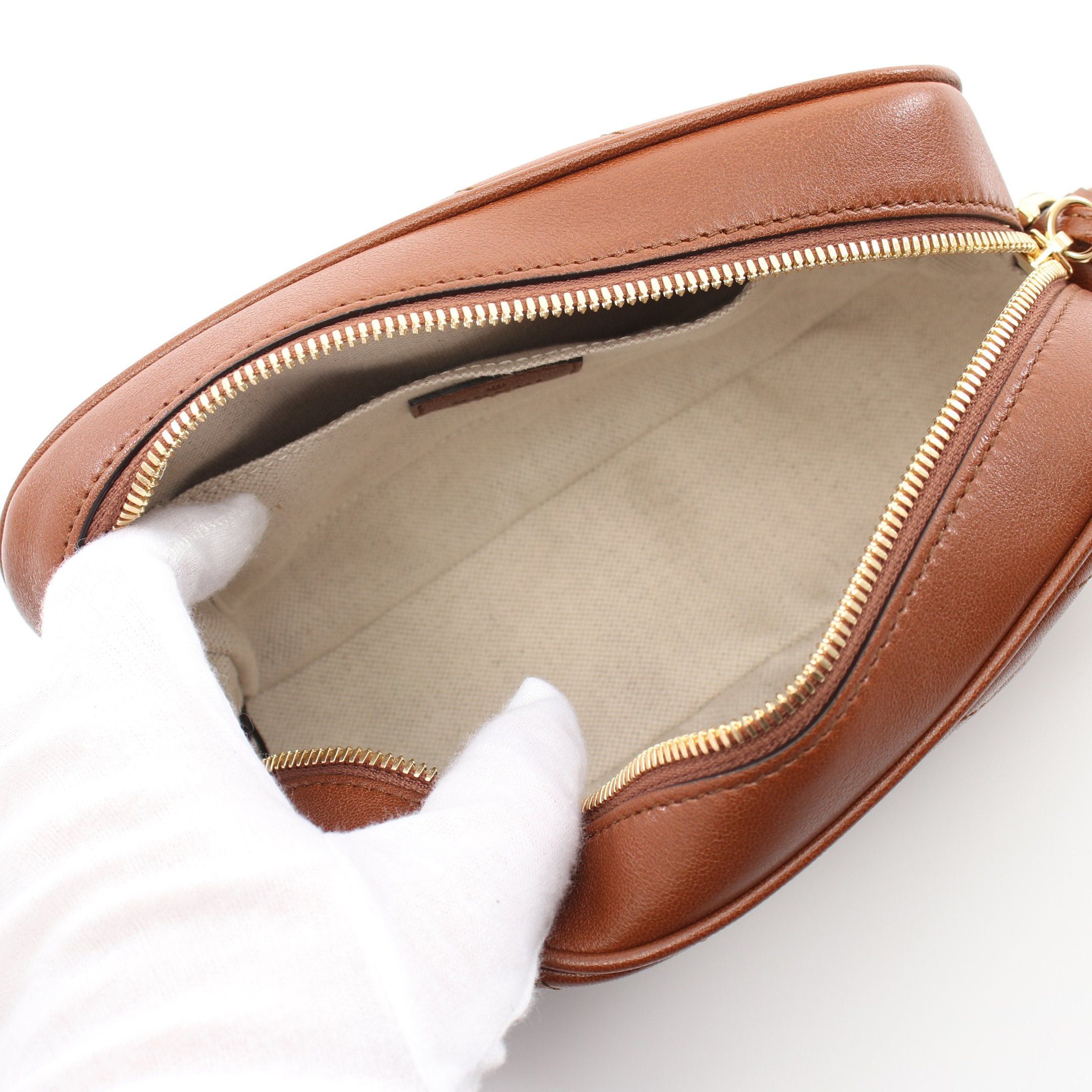 Gucci Gucci Gucci Blondie Shoulder Bag Leather Brown Size ONE SIZE - 3 Thumbnail