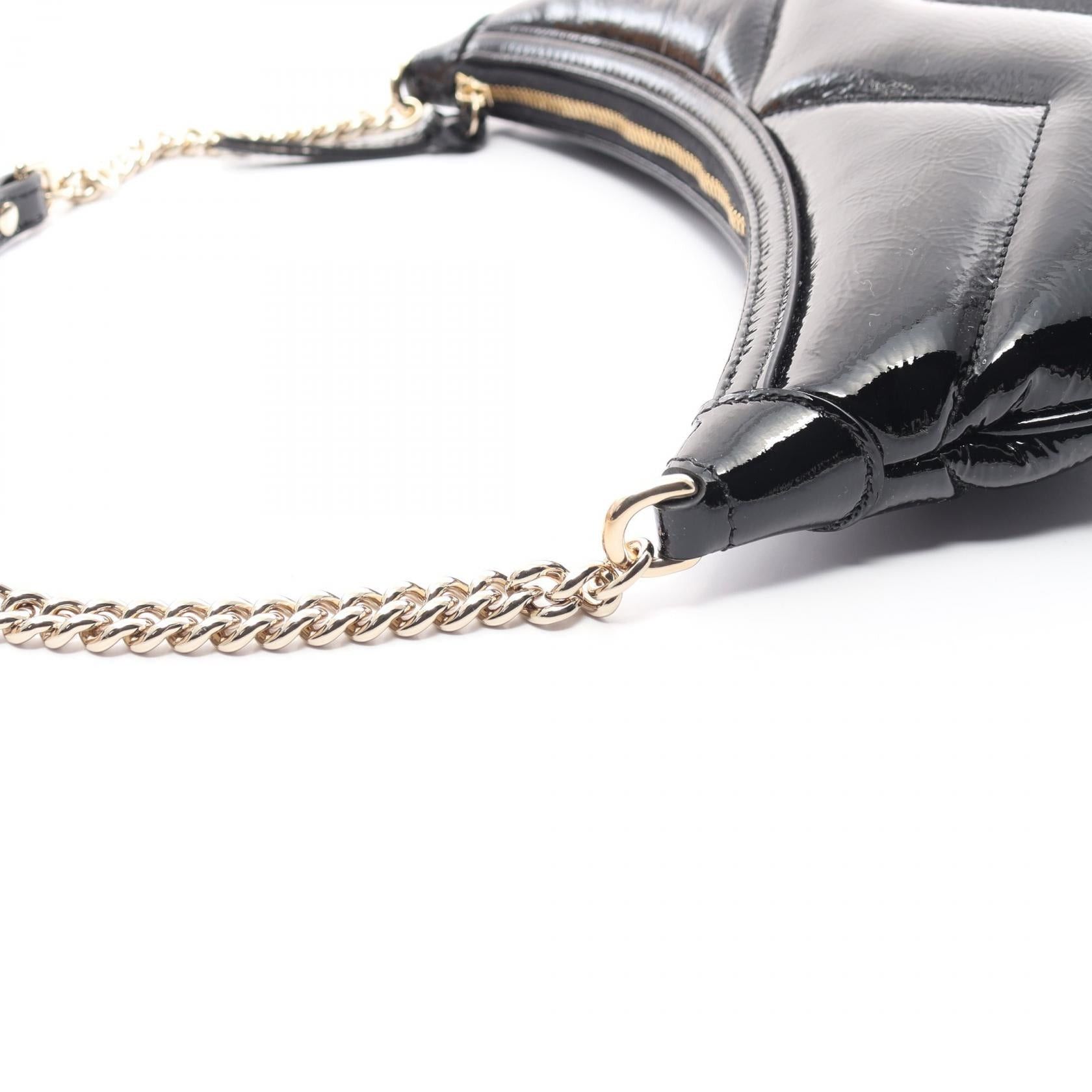Gucci Gucci Gg Marmont Small Shoulder Bag Patent Leather Black Size ONE SIZE - 6 Thumbnail