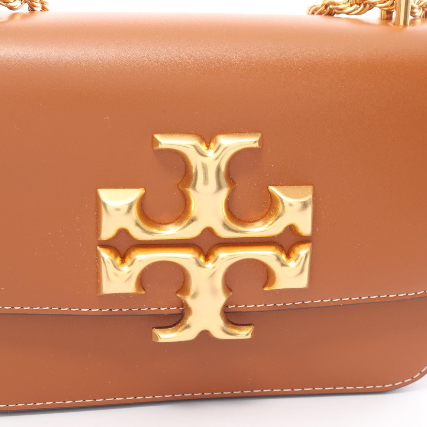 Tory Burch Tory Burch Eleanor Shoulder Bag Leather Brown Size ONE SIZE - 5 Thumbnail