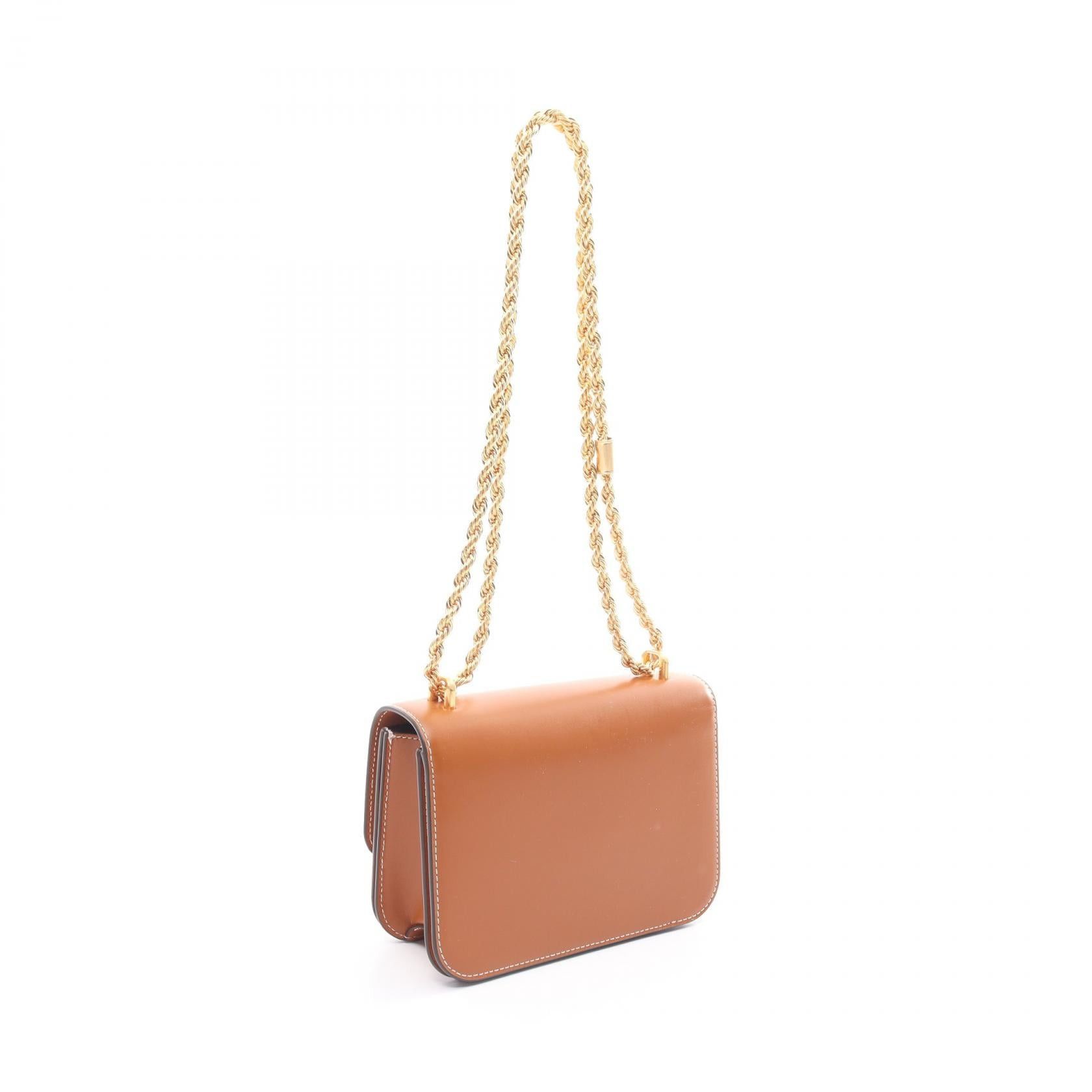 Tory Burch Tory Burch Eleanor Shoulder Bag Leather Brown Size ONE SIZE - 2 Thumbnail