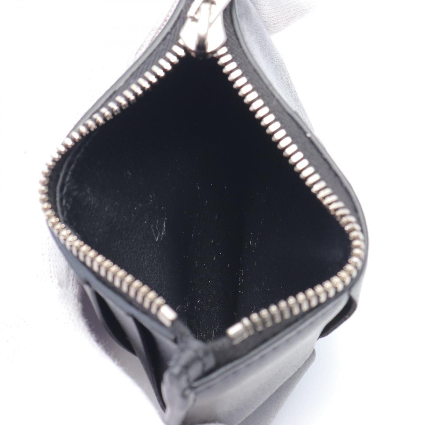 Bottega Veneta Bottega Veneta Cassette Fastener Card Case Leather Black Size ONE SIZE - 3 Thumbnail