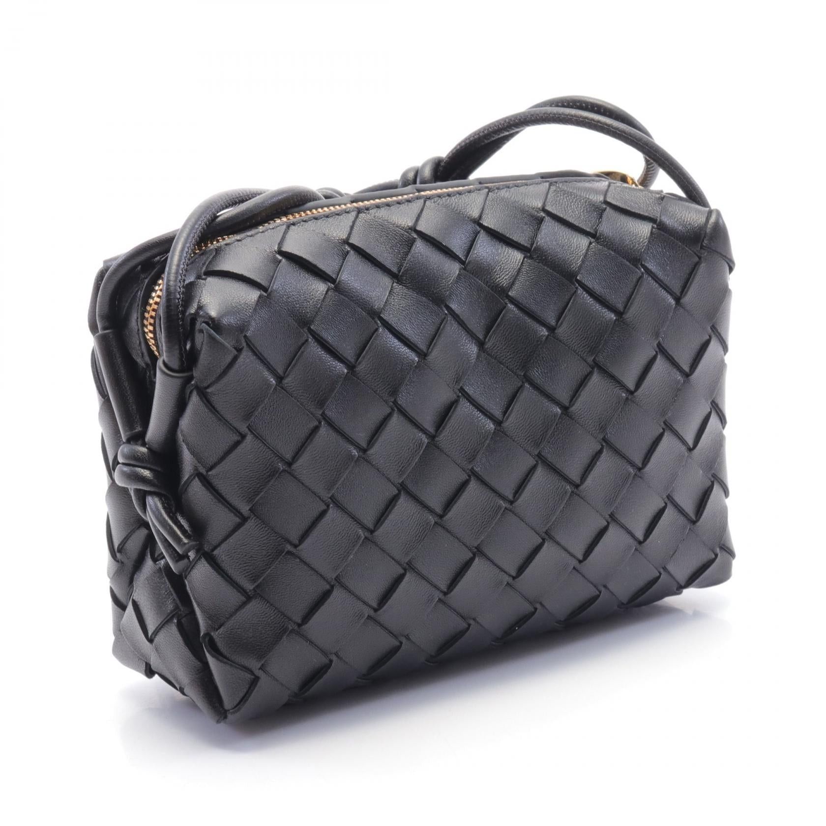Bottega Veneta Bottega Veneta Intrecciato Mini Loop Camera Bag Shoulder Leather Black Size ONE SIZE - 2 Thumbnail