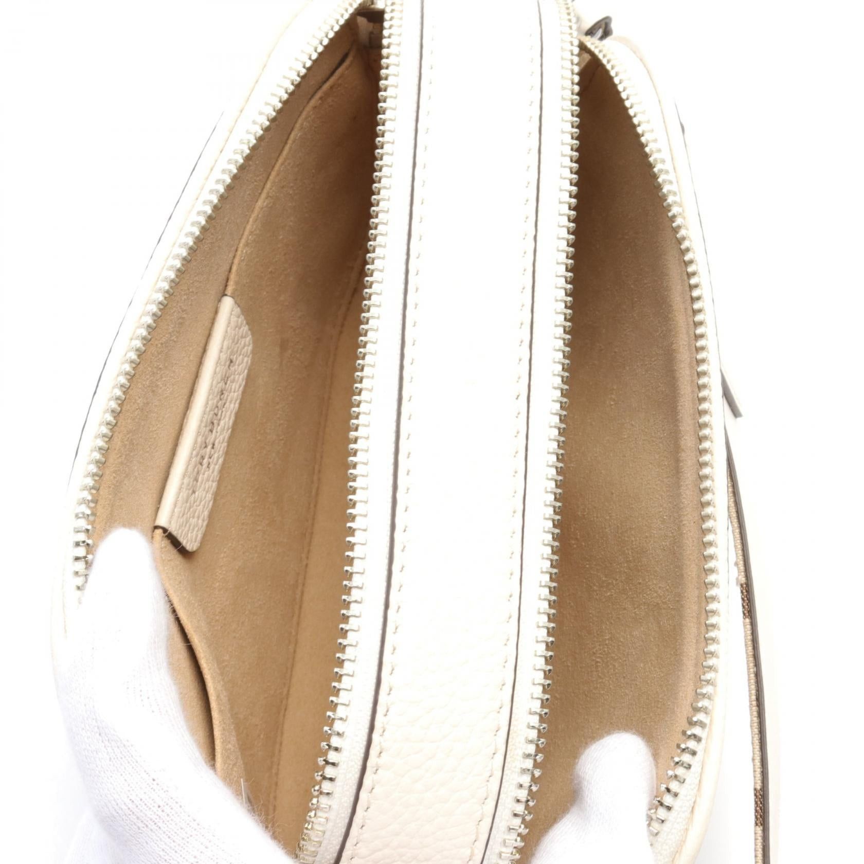 Tory Burch Tory Burch Mirror Mini Crossbody Shoulder Bag Leather White Size ONE SIZE - 3 Thumbnail