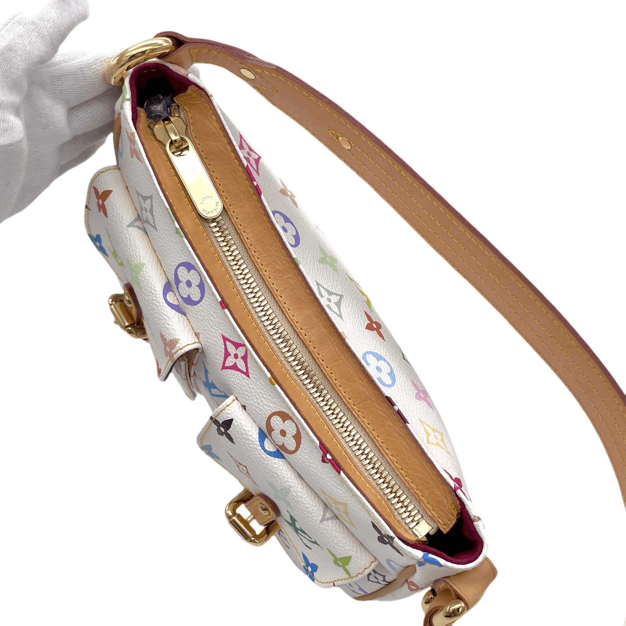 Louis Vuitton Louis Vuitton Monogram Multicolor White Lodge Pm M40053 Size ONE SIZE - 11 Thumbnail