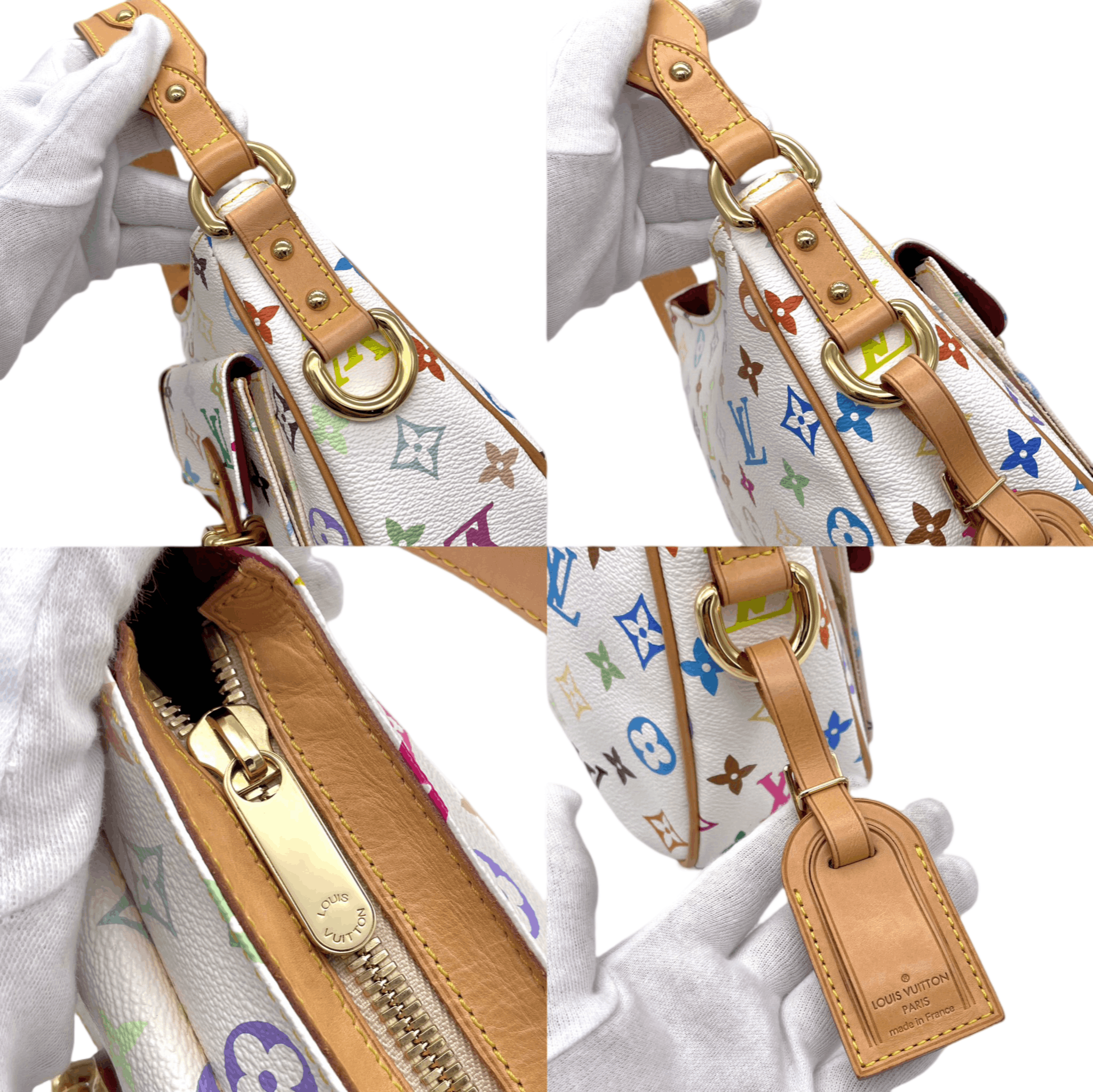 Louis Vuitton Louis Vuitton Monogram Multicolor White Lodge Pm M40053 Size ONE SIZE - 9 Thumbnail