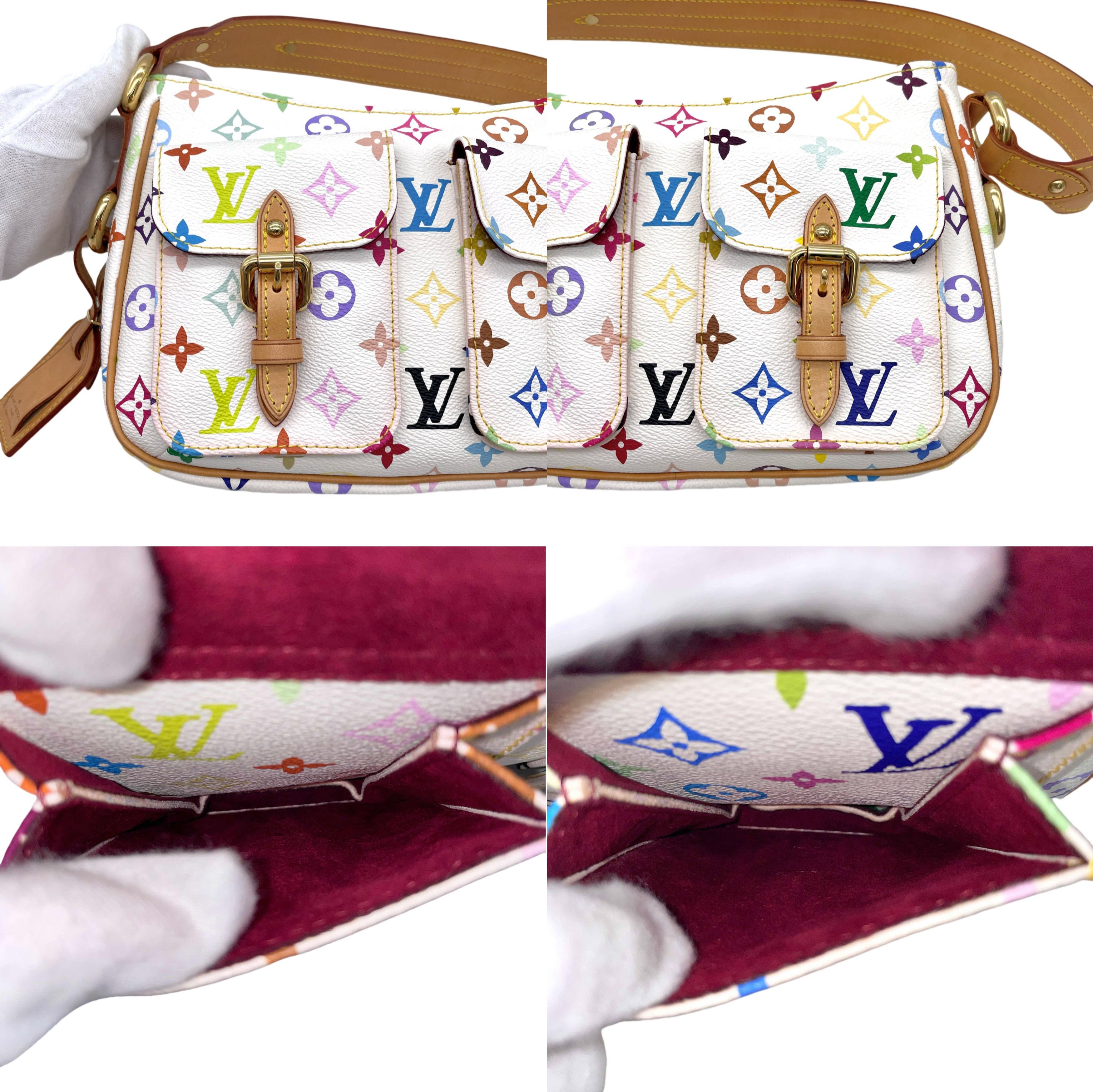 Louis Vuitton Louis Vuitton Monogram Multicolor White Lodge Pm M40053 Size ONE SIZE - 8 Thumbnail