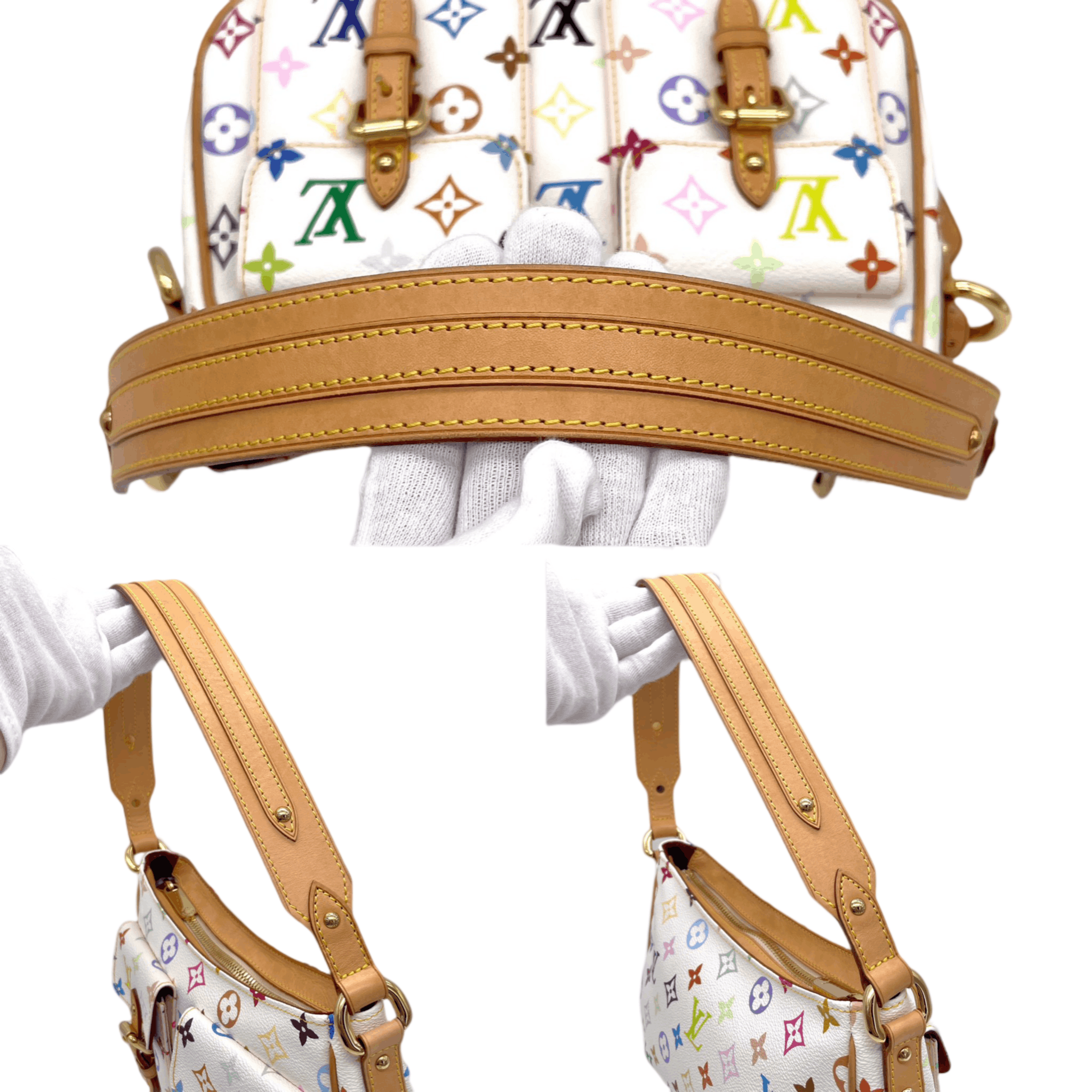 Louis Vuitton Louis Vuitton Monogram Multicolor White Lodge Pm M40053 Size ONE SIZE - 10 Thumbnail