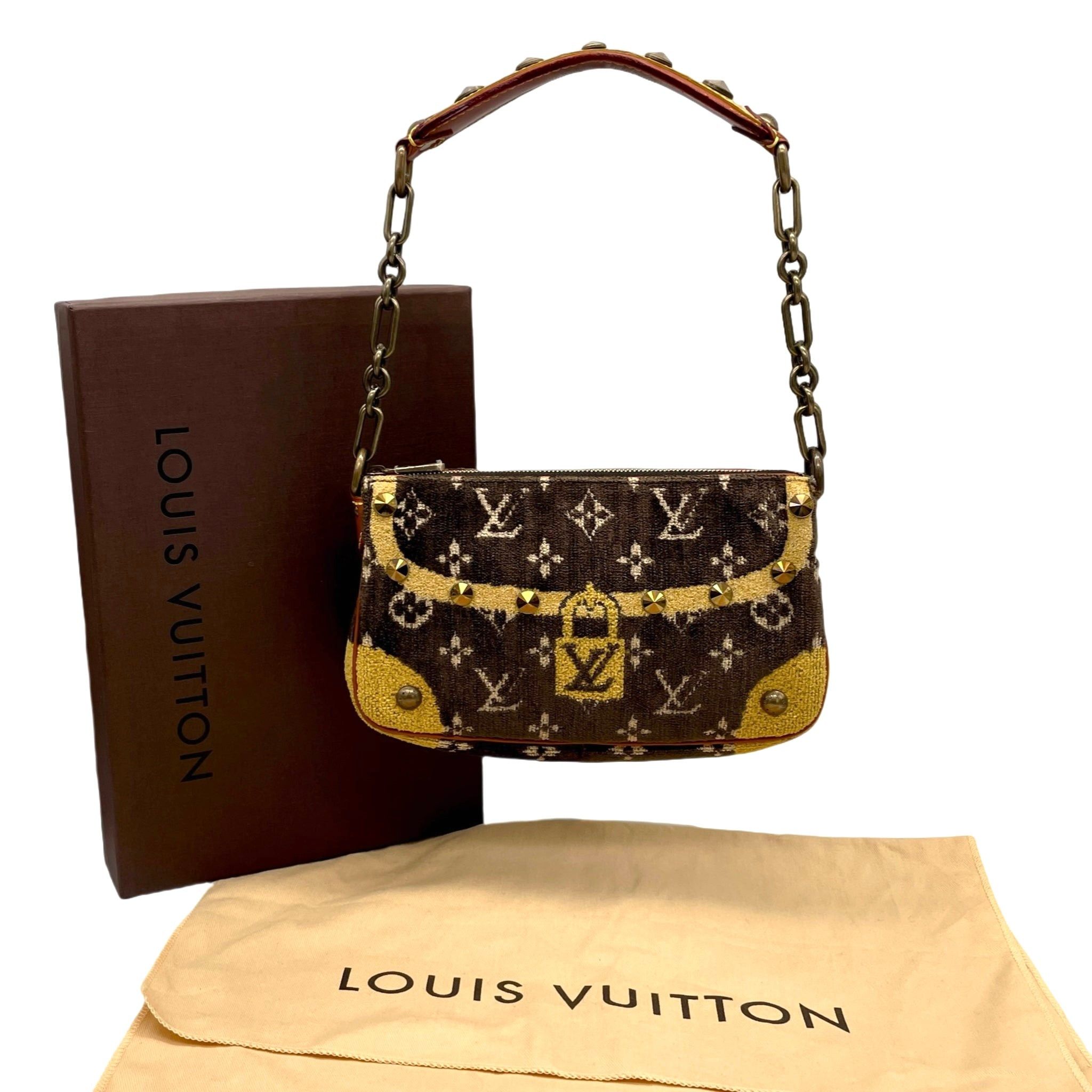 Louis Vuitton Louis Vuitton 2004 Autumn/Winter Collection Trompouille Pochette Accessory M92710 Size ONE SIZE - 4 Thumbnail