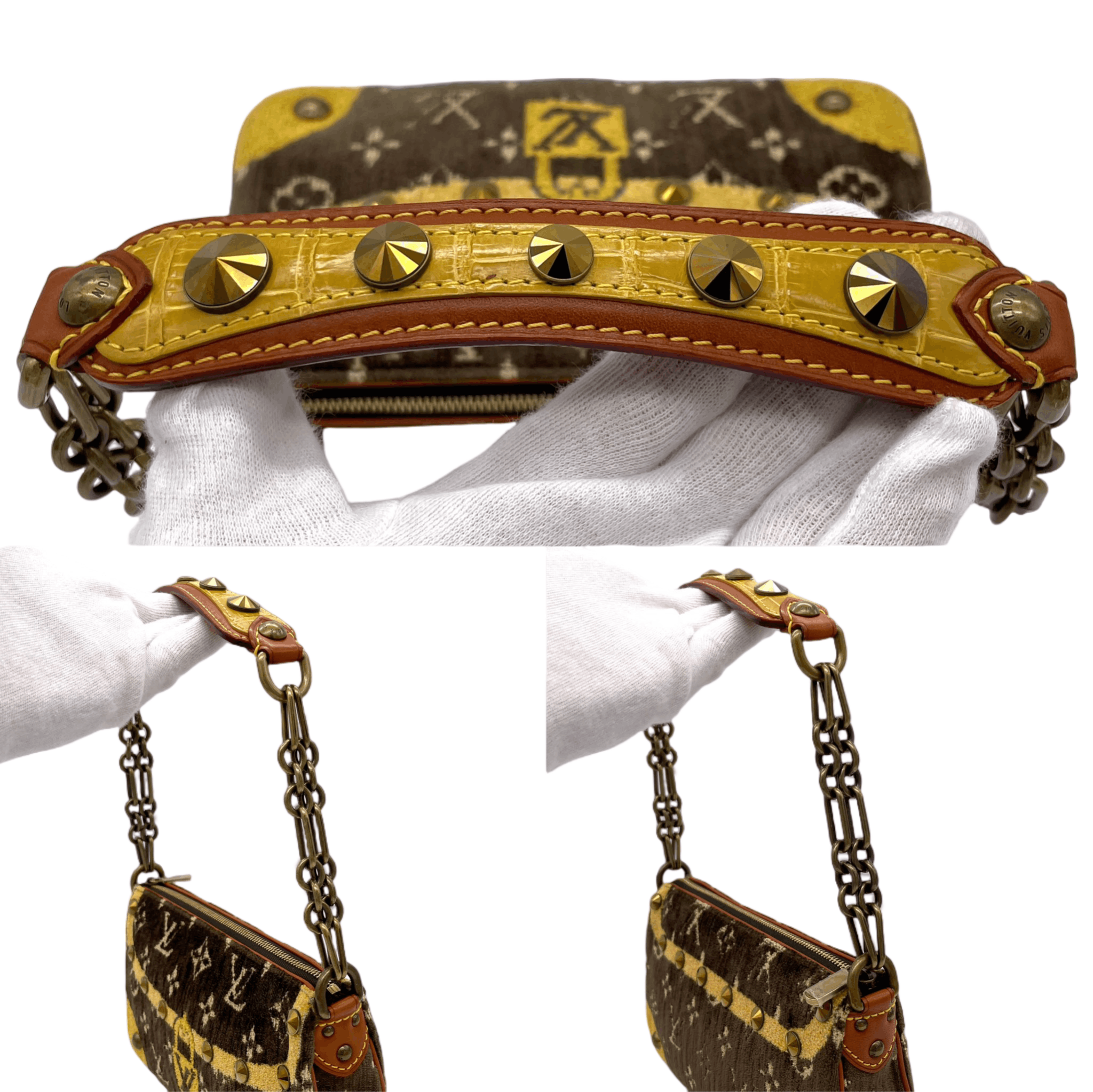 Louis Vuitton Louis Vuitton 2004 Autumn/Winter Collection Trompouille Pochette Accessory M92710 Size ONE SIZE - 9 Thumbnail