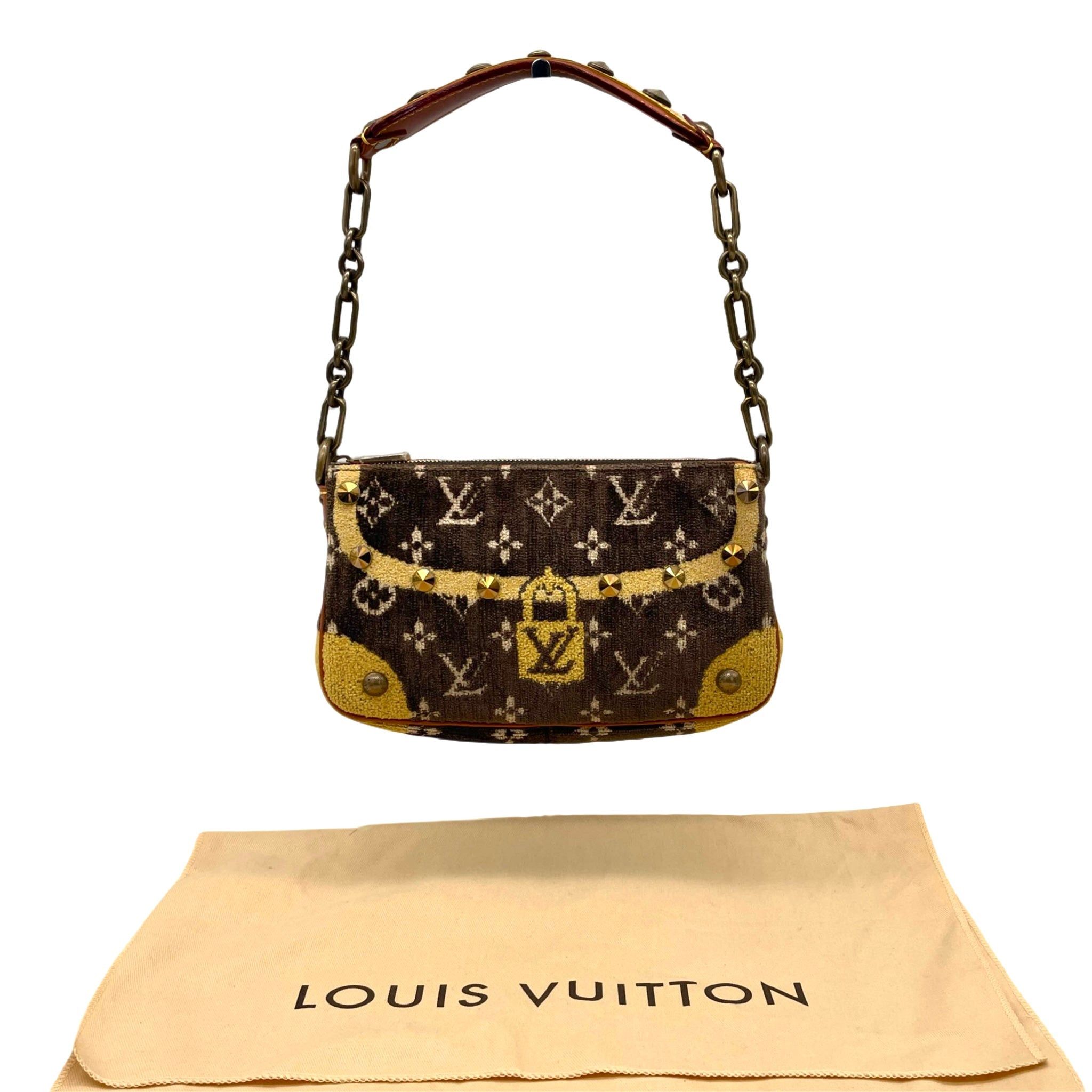 Louis Vuitton Louis Vuitton 2004 Autumn/Winter Collection Trompouille Pochette Accessory M92710 Size ONE SIZE - 5 Thumbnail