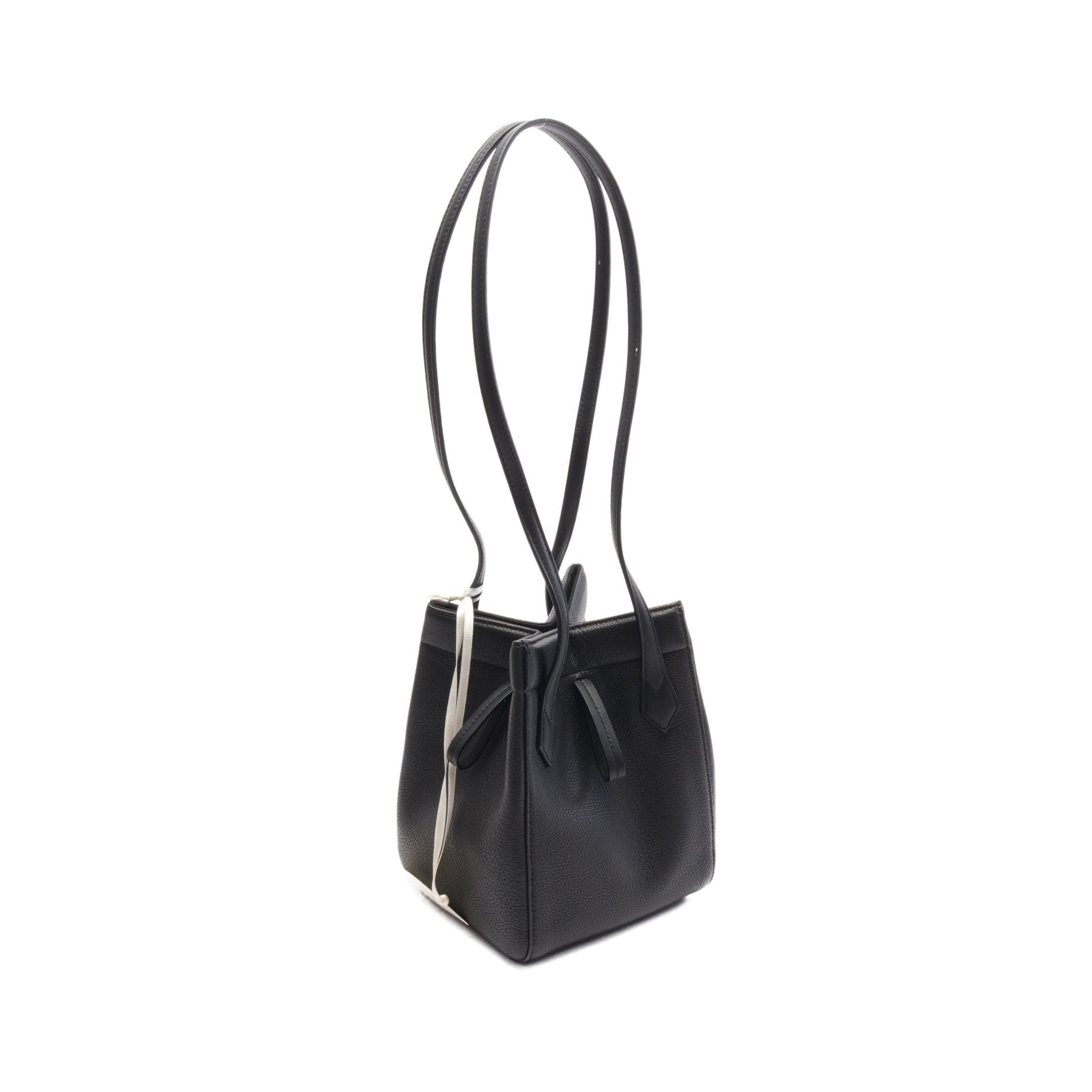 Fendi Fendi Origami Mini Shoulder Bag Leather Black Size ONE SIZE - 2 Thumbnail