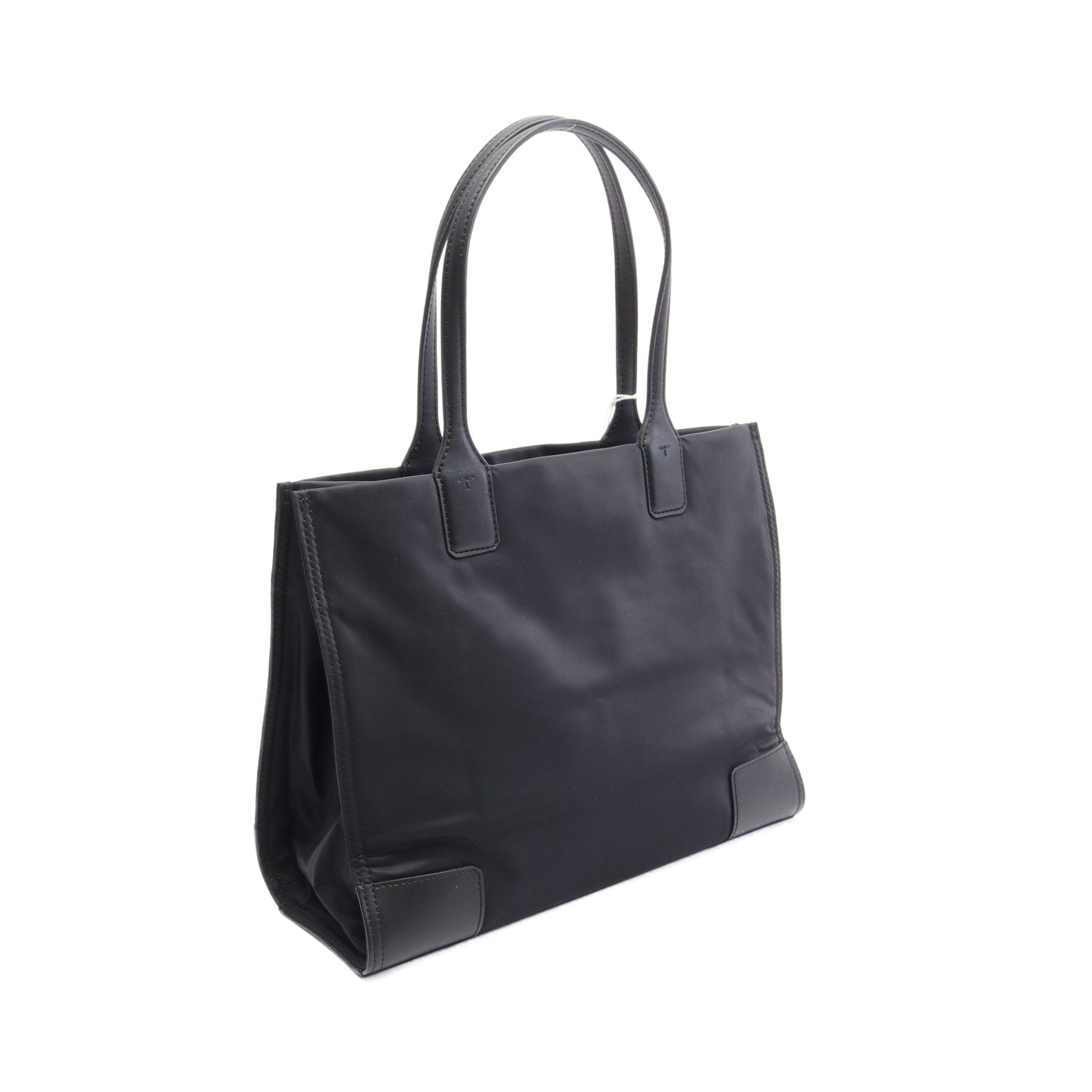 Tory Burch Tory Burch Ella Samll Tote Small Handbag Bag Nylon Fake Leather Black Size ONE SIZE - 2 Thumbnail