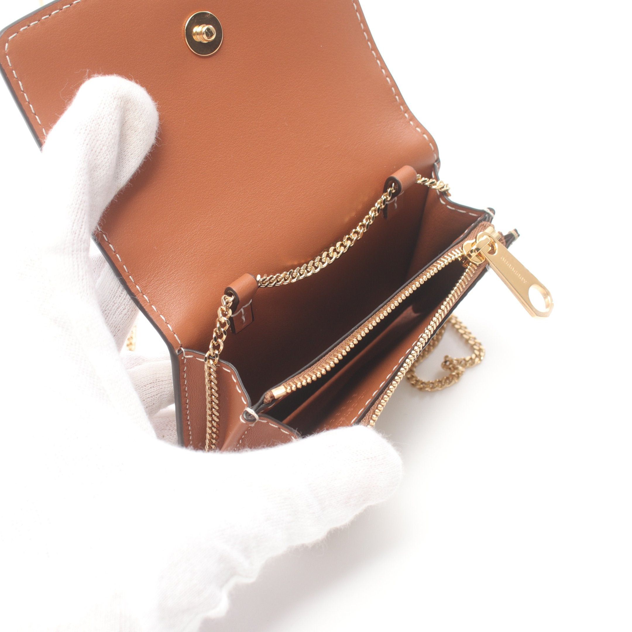 Burberry Burberry Check Coin Purse Beige Multicolor Size ONE SIZE - 3 Thumbnail