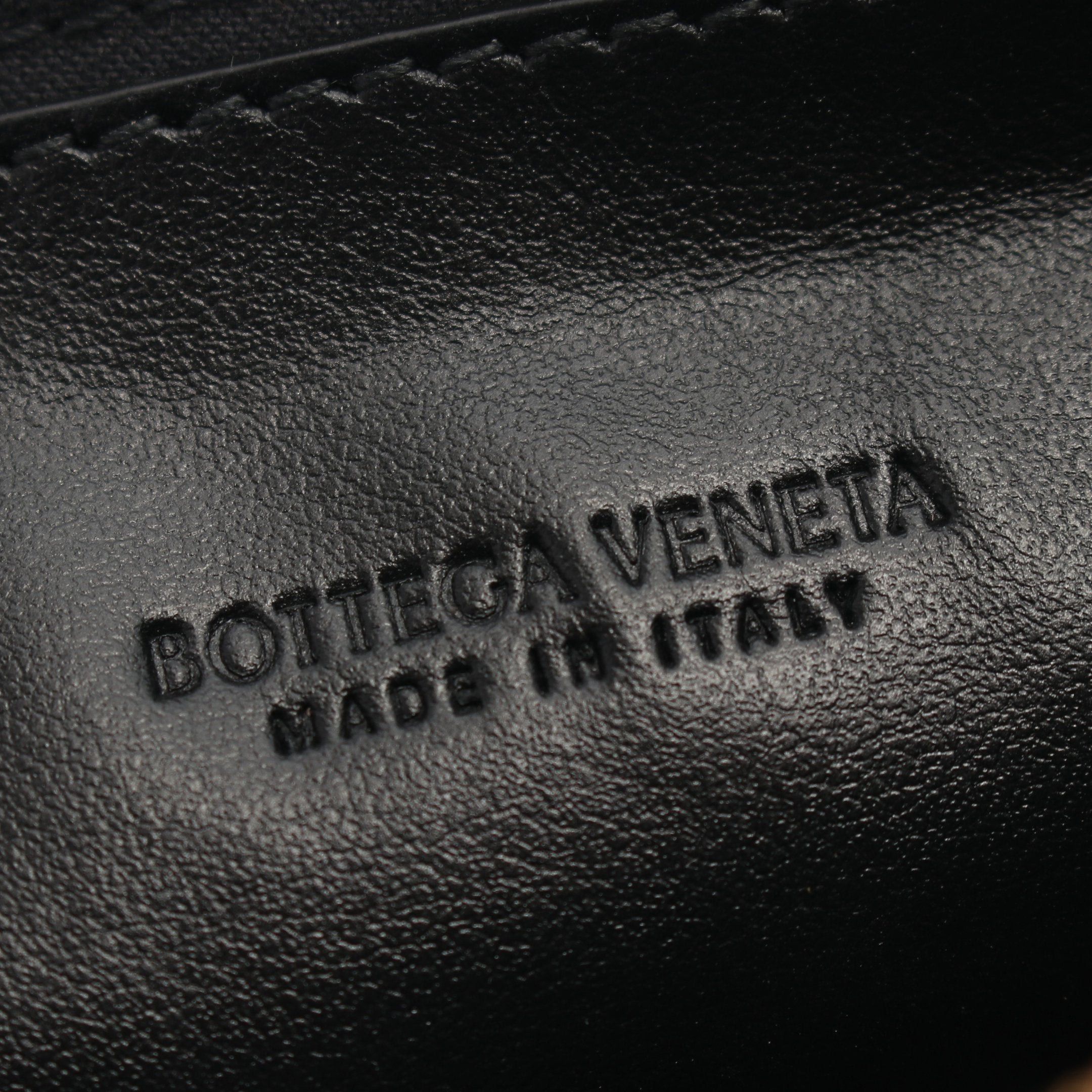 Bottega Veneta Bottega Veneta Mini Sunrise Intrecciato Shoulder Bag Leather Black Size ONE SIZE - 4 Thumbnail