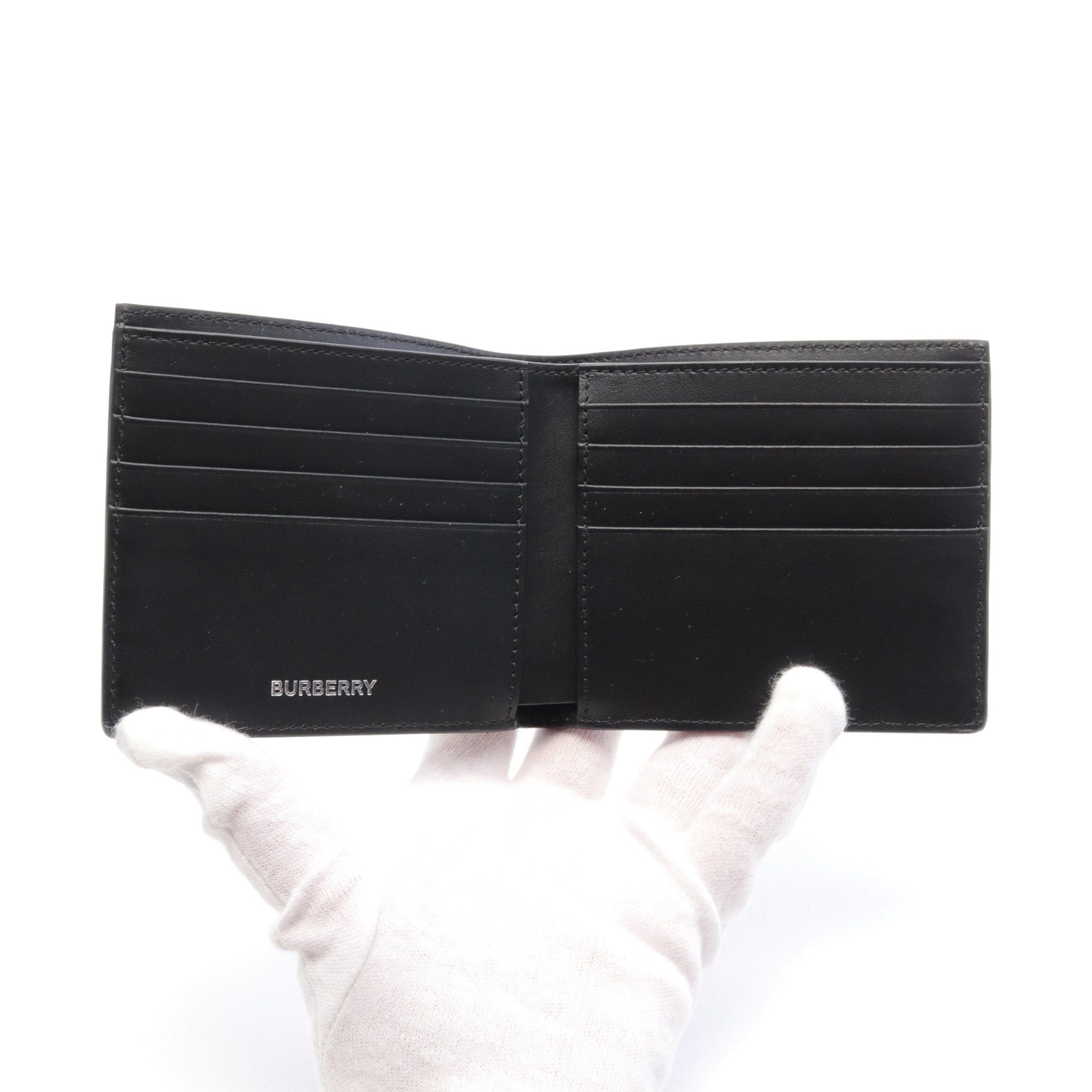 Burberry Burberry Bi-Fold Wallet Check Light Brown Black Multicolor Size ONE SIZE - 3 Thumbnail