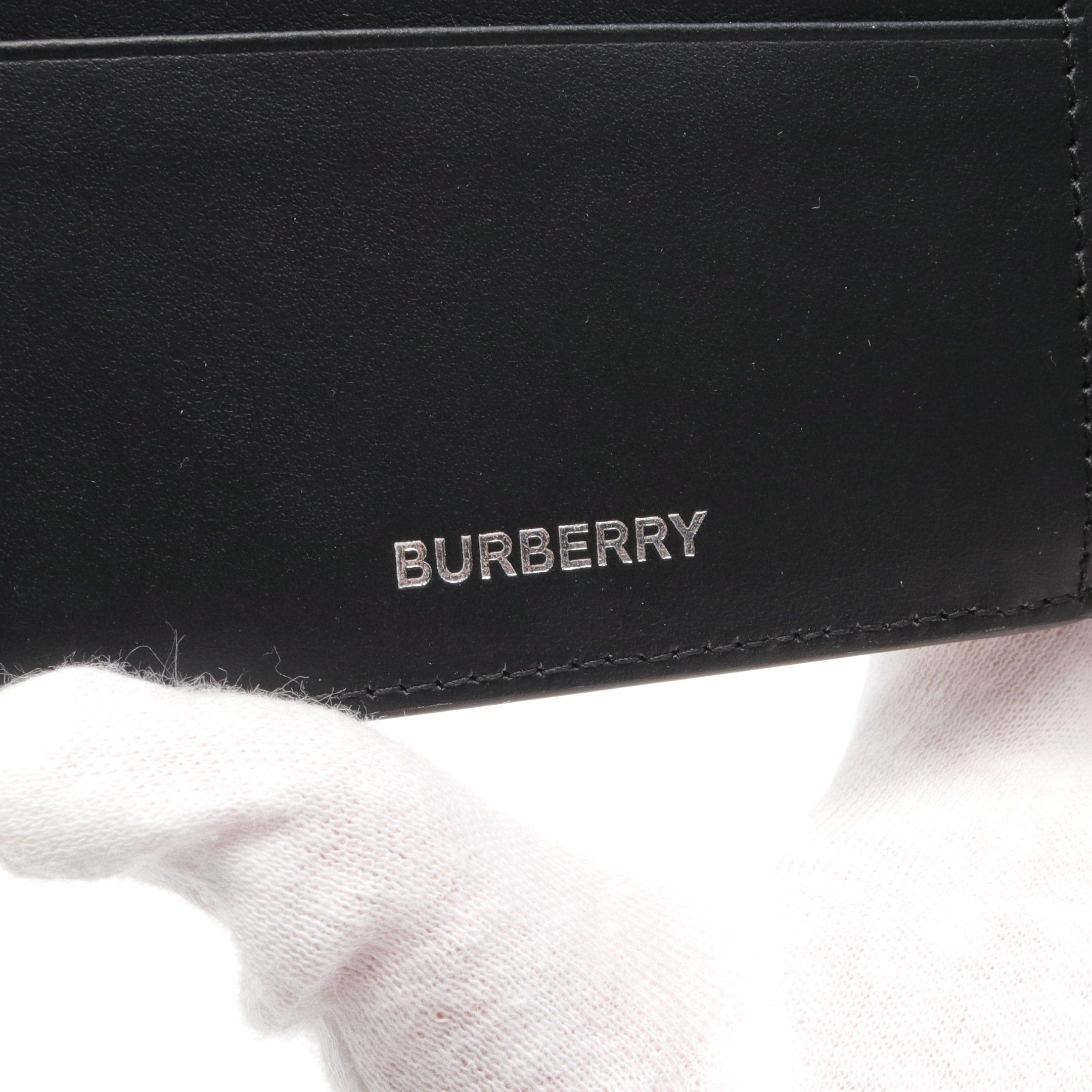 Burberry Burberry Bi-Fold Wallet Check Light Brown Black Multicolor Size ONE SIZE - 4 Thumbnail