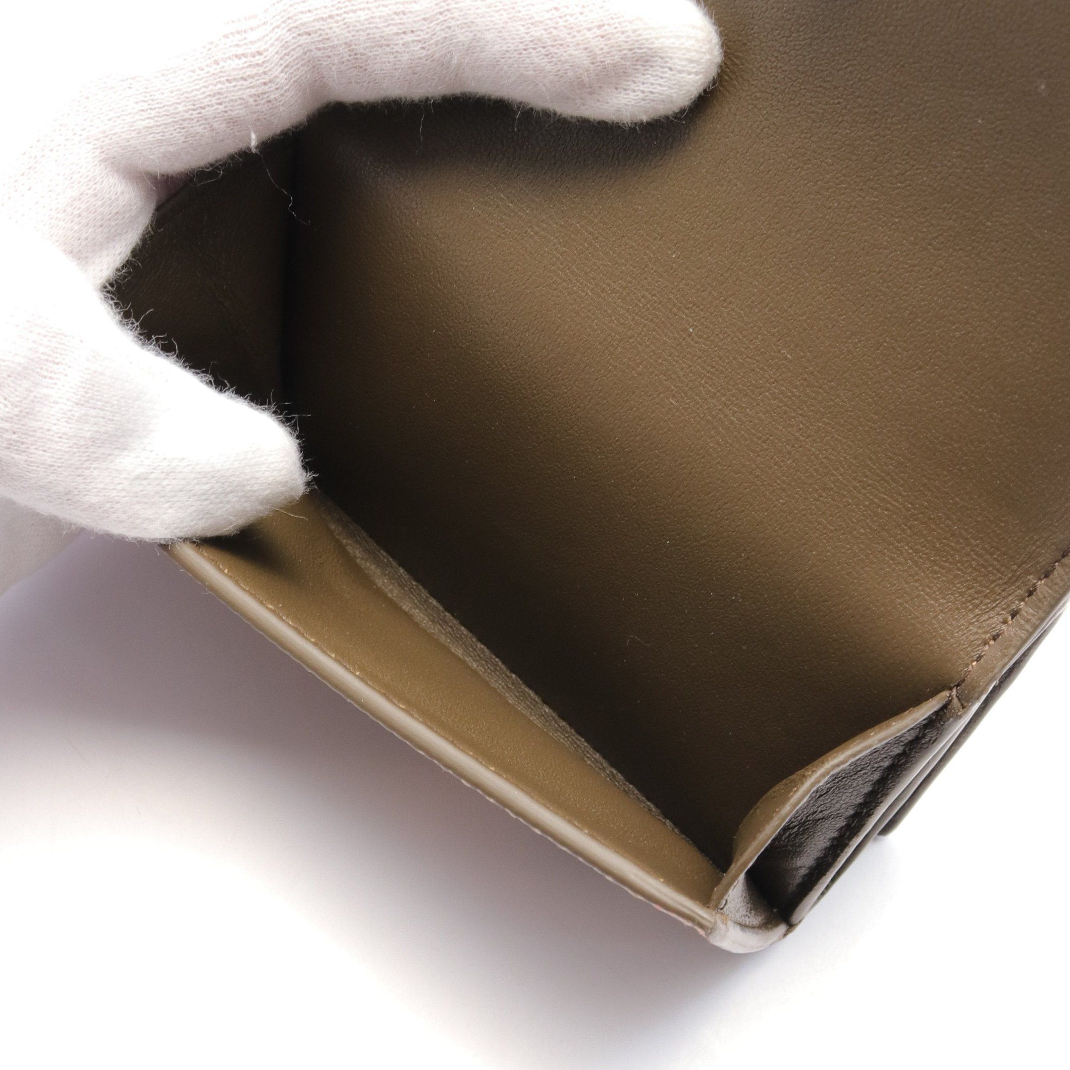 Burberry Burberry Check Compact Wallet Light Brown Black Multicolor Size ONE SIZE - 6 Thumbnail