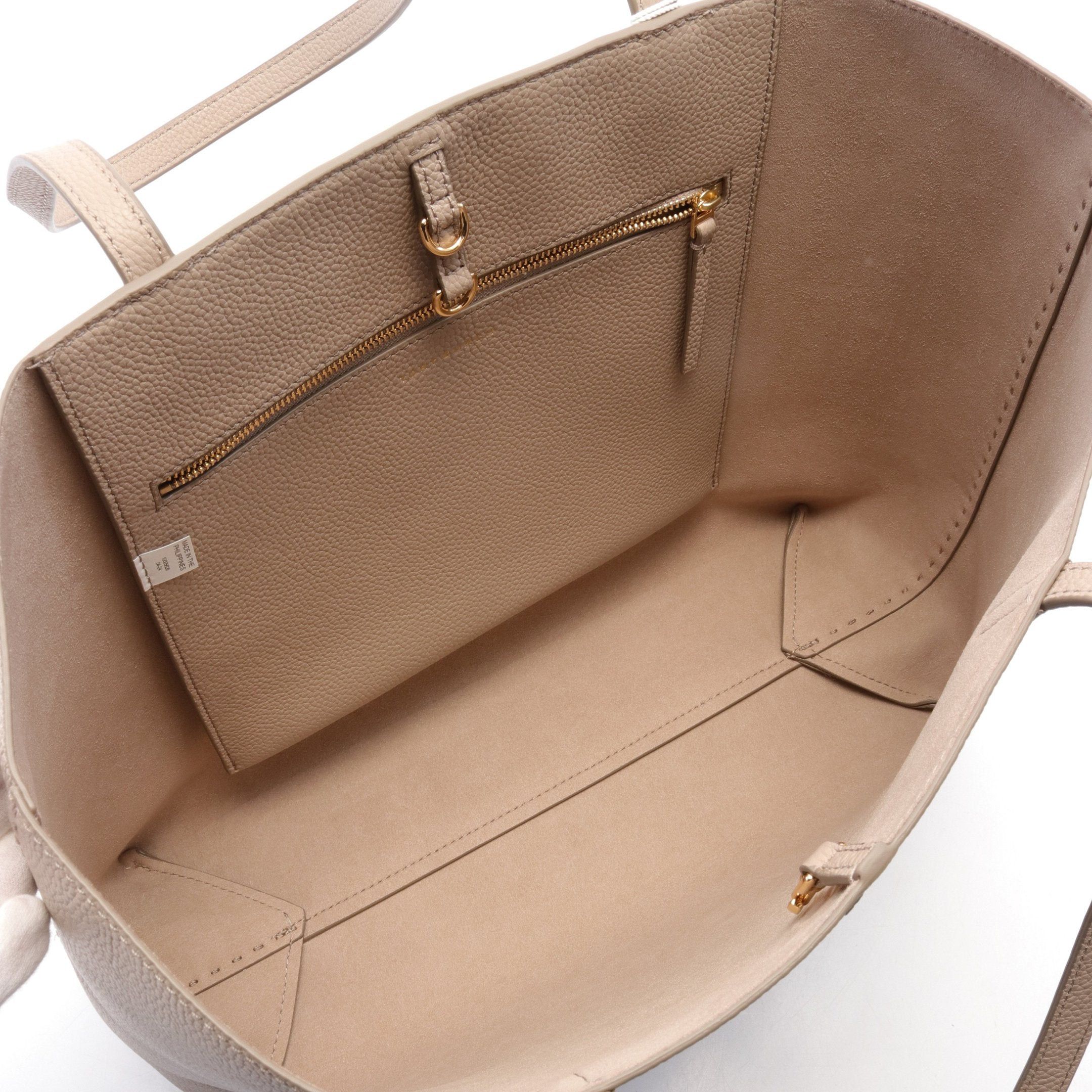 Tory Burch Tory Burch Mcgraw Mcglow Shoulder Bag Tote Leather Beige Size ONE SIZE - 3 Thumbnail