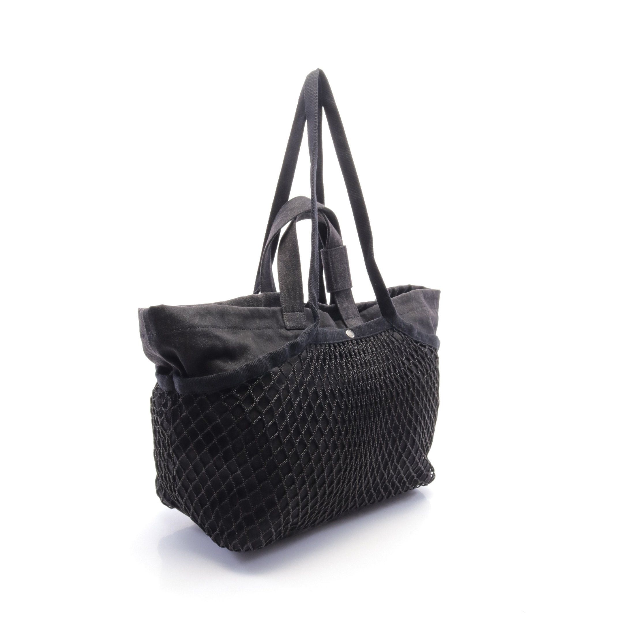 Balenciaga Balenciaga 24/7 Medium Handbag Tote Bag Denim Nylon Black Size ONE SIZE - 2 Thumbnail
