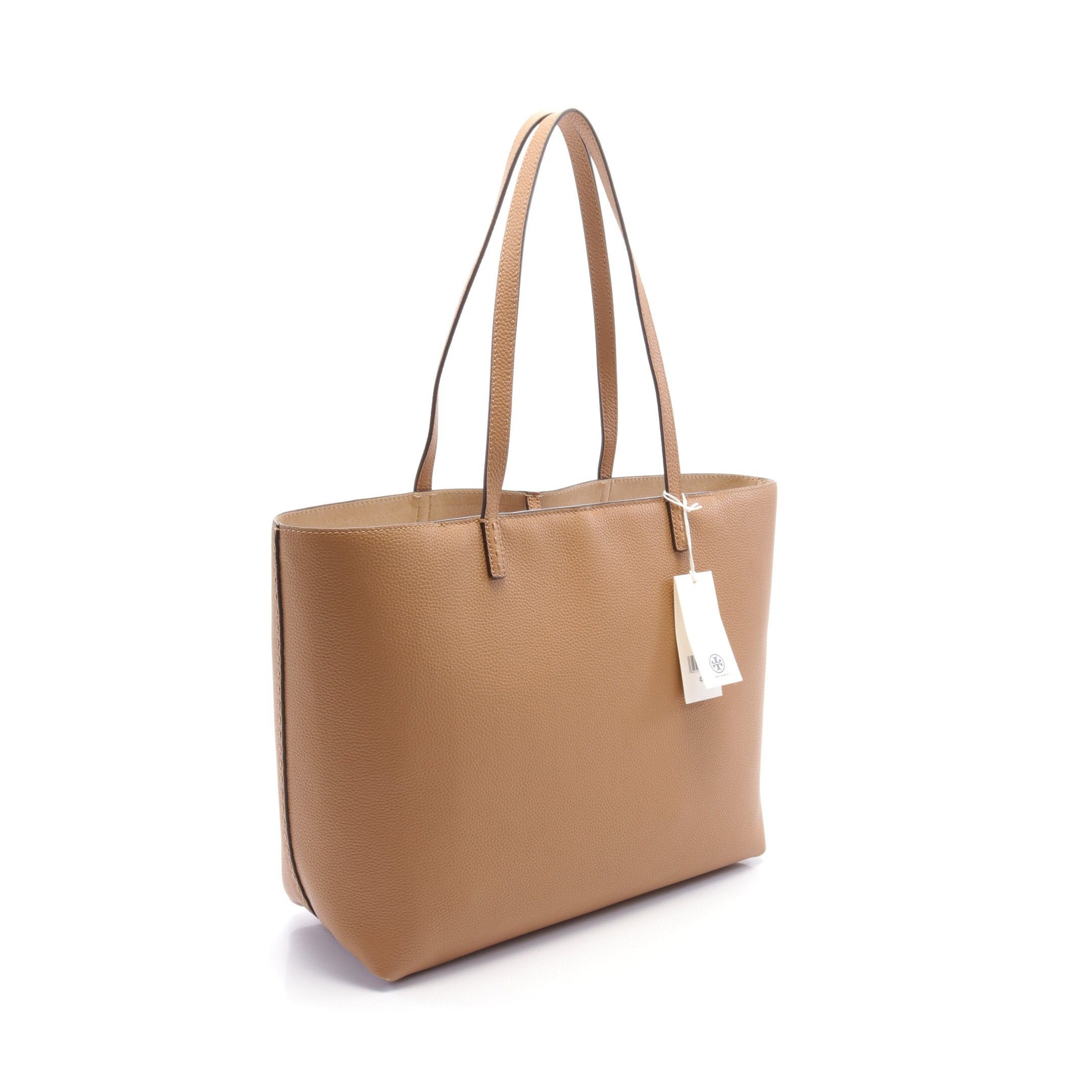 Tory Burch Tory Burch Mcgraw Mcglow Shoulder Bag Tote Leather Light Brown Size ONE SIZE - 2 Thumbnail