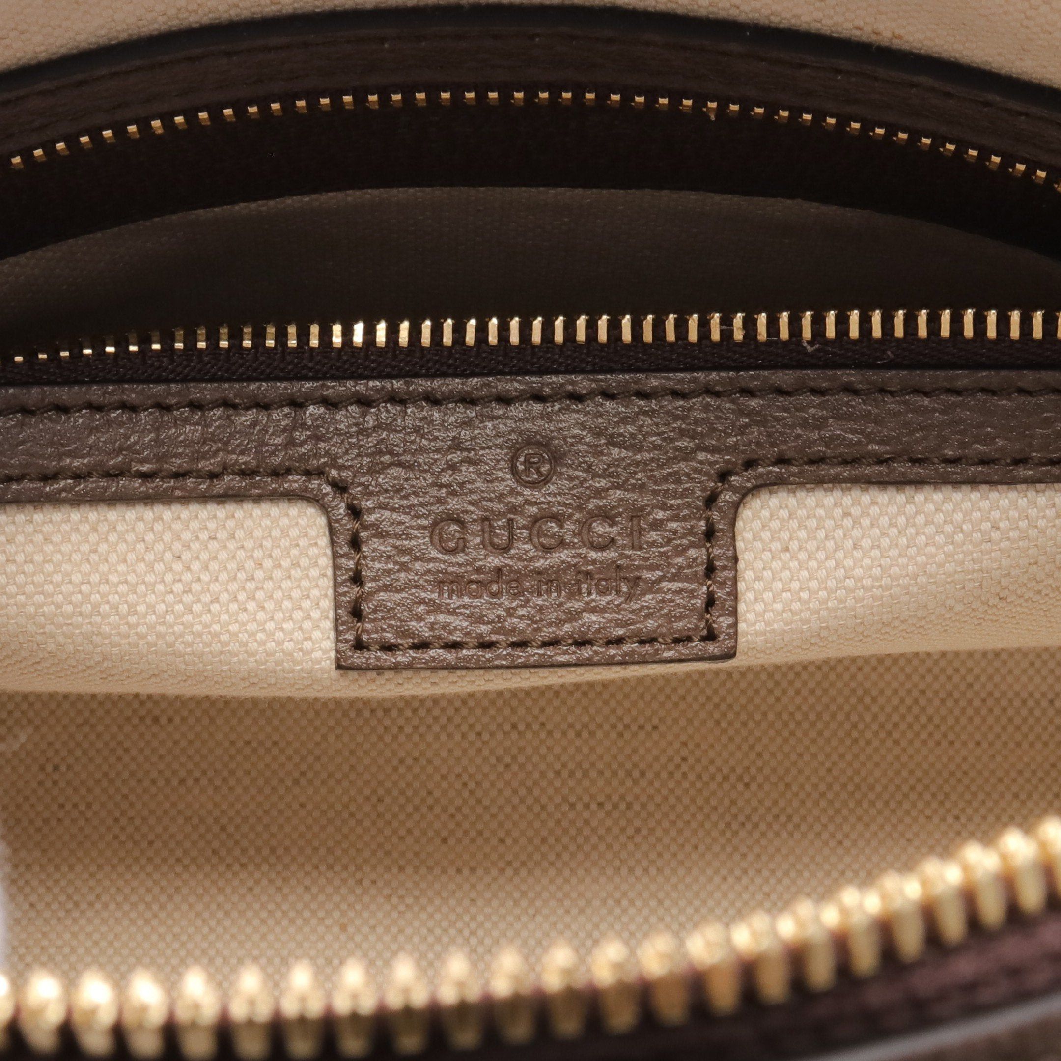 Gucci Gucci Ophidia Gg Supreme Small Top Handle Bag Handbag Leather Beige Brown Size ONE SIZE - 4 Thumbnail