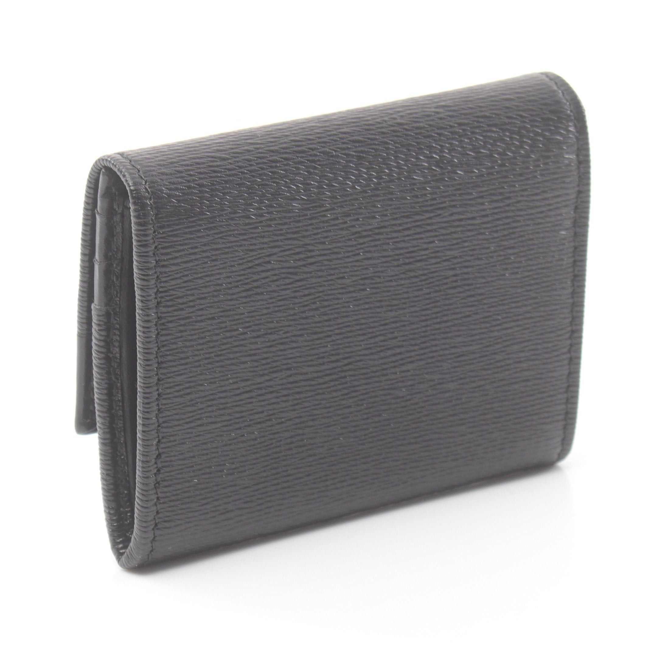 Bvlgari Bvlgari Coin Purse Leather Black Size ONE SIZE - 2 Thumbnail