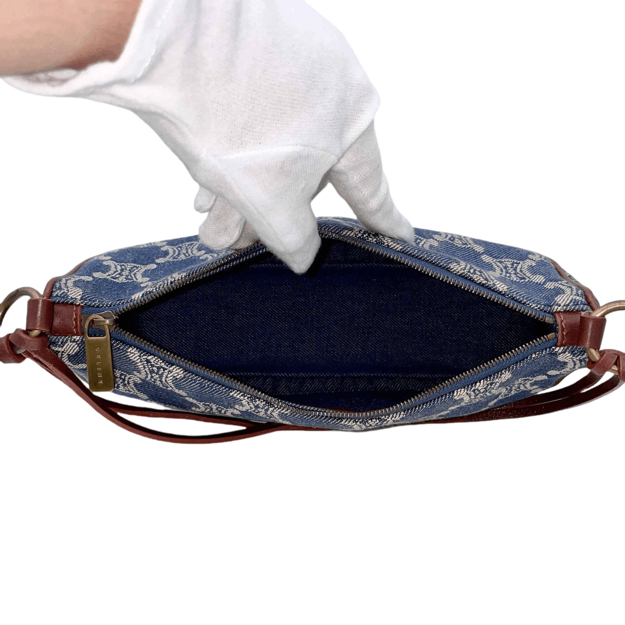 Celine Celine Macadam Denim Accessory Pouch Size ONE SIZE - 12 Thumbnail
